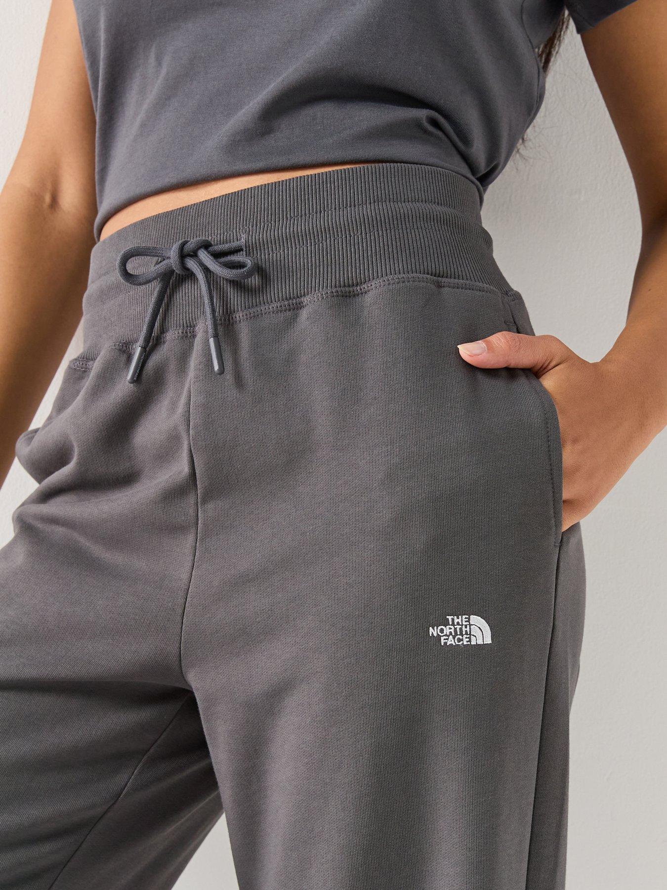 Image 4 of 5 of The North Face Womens Essential Light Wide Leg Joggers - Grey