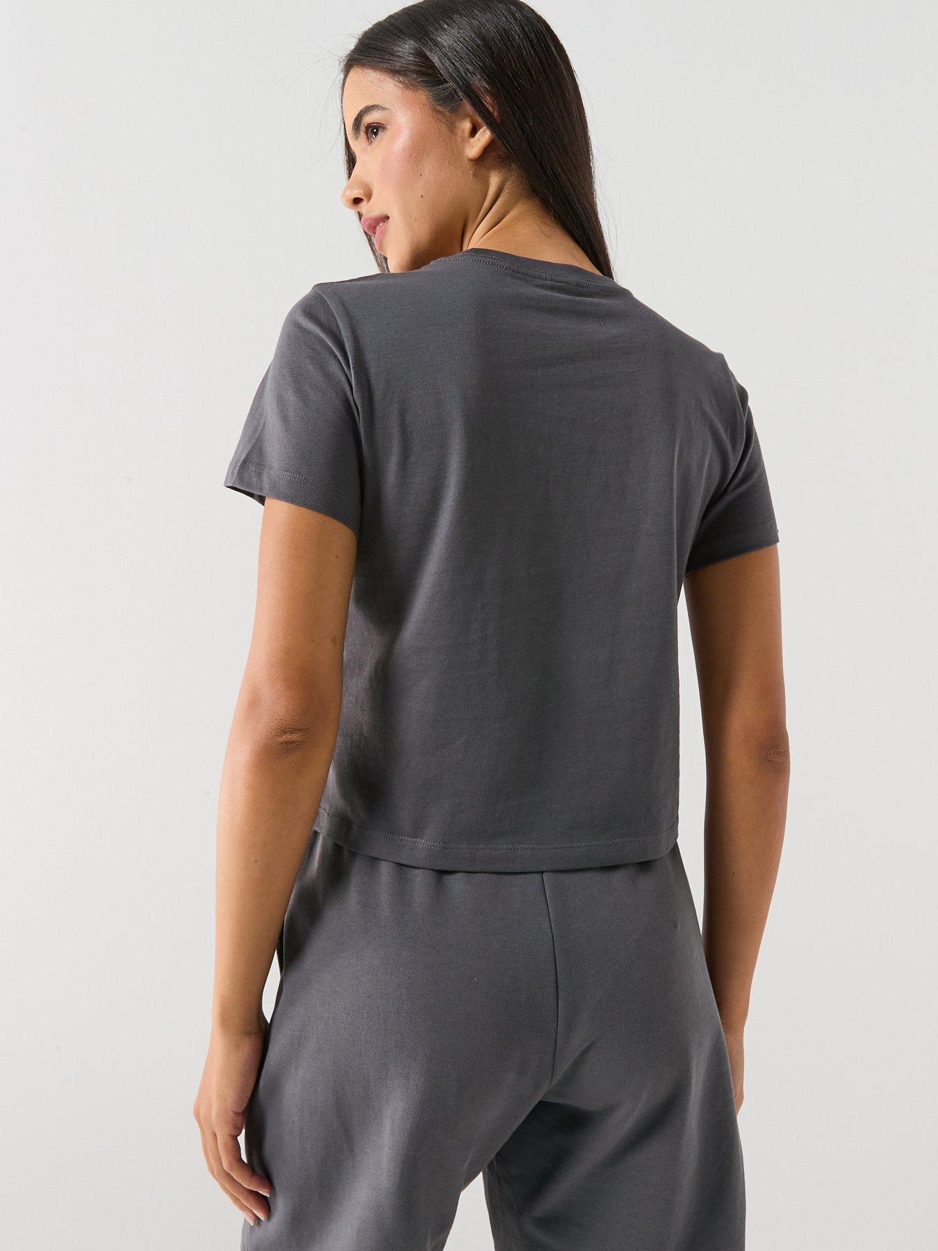 Image 2 of 5 of The North Face Womens Essential Regular Cutie T-Shirt - Grey