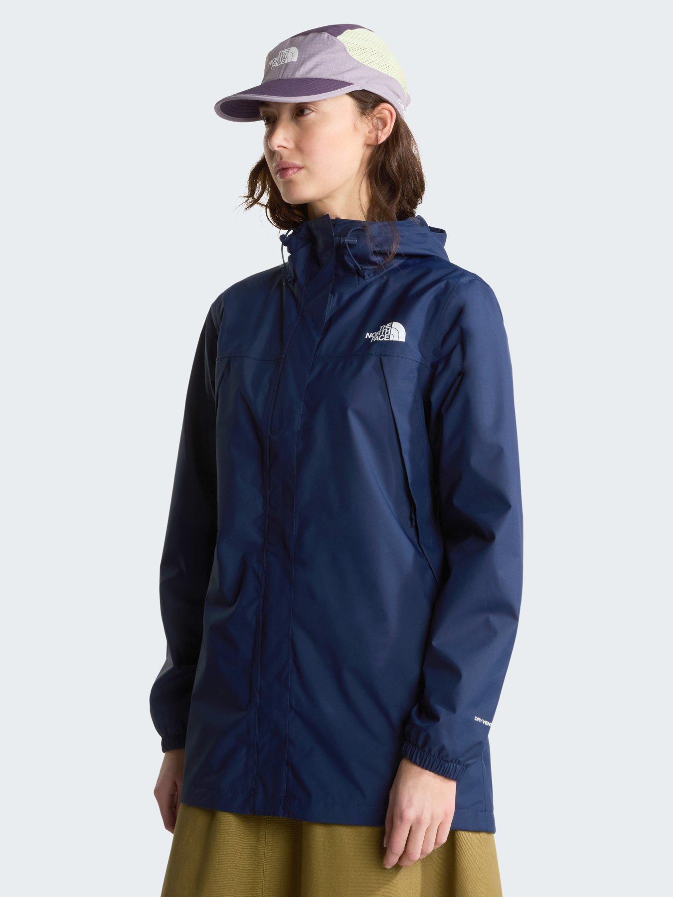 Image 1 of 5 of The North Face Womens Antora Rain Parka - Navy