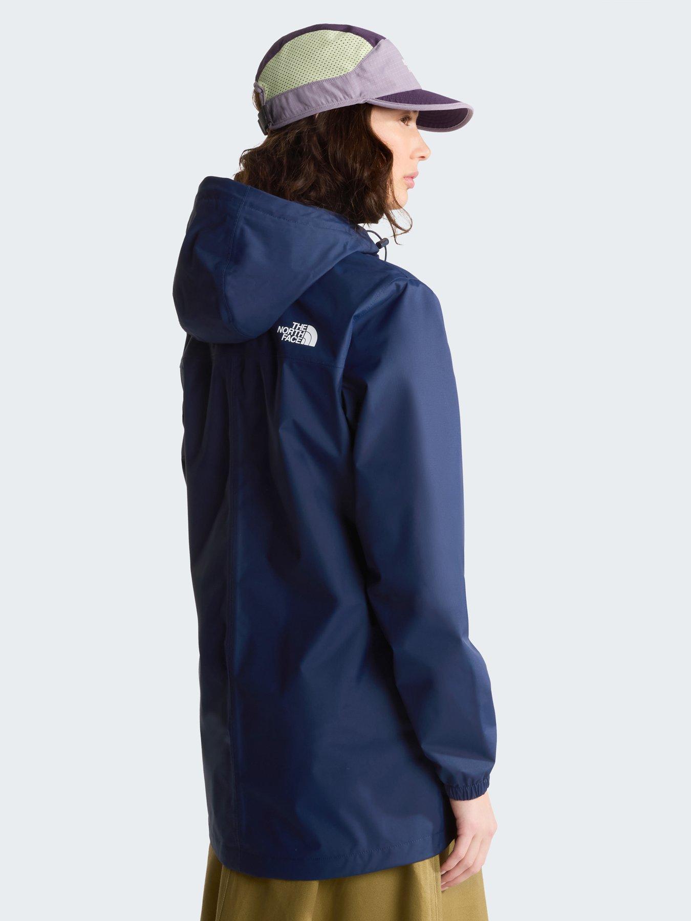 Image 2 of 5 of The North Face Womens Antora Rain Parka - Navy