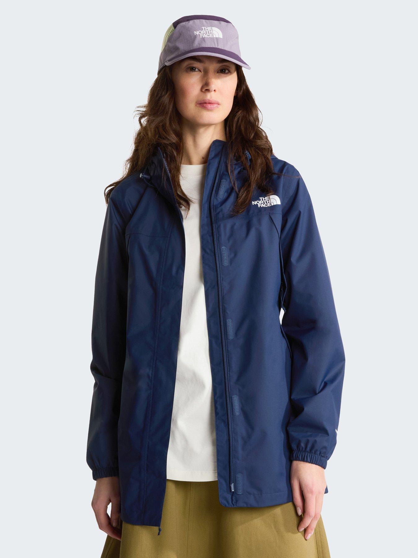 Image 4 of 5 of The North Face Womens Antora Rain Parka - Navy
