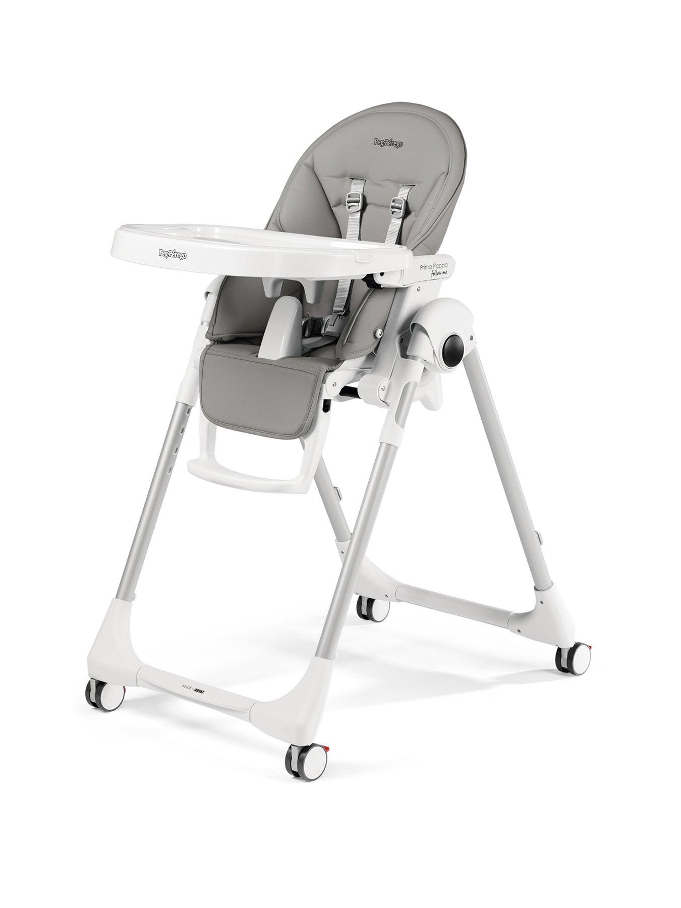 Peg Perego Prima Pappa Follow Me Highchair - Ice