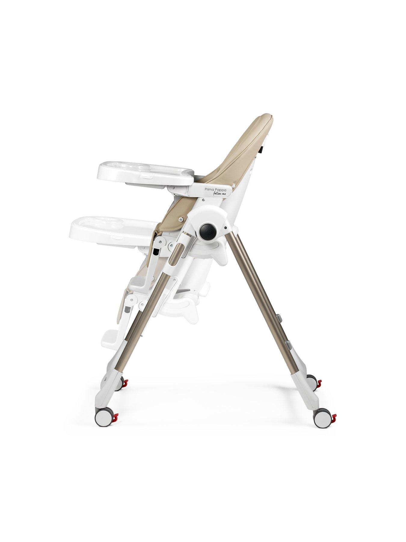 Peg Perego Prima Pappa Follow Me Highchair - Astral | Very
