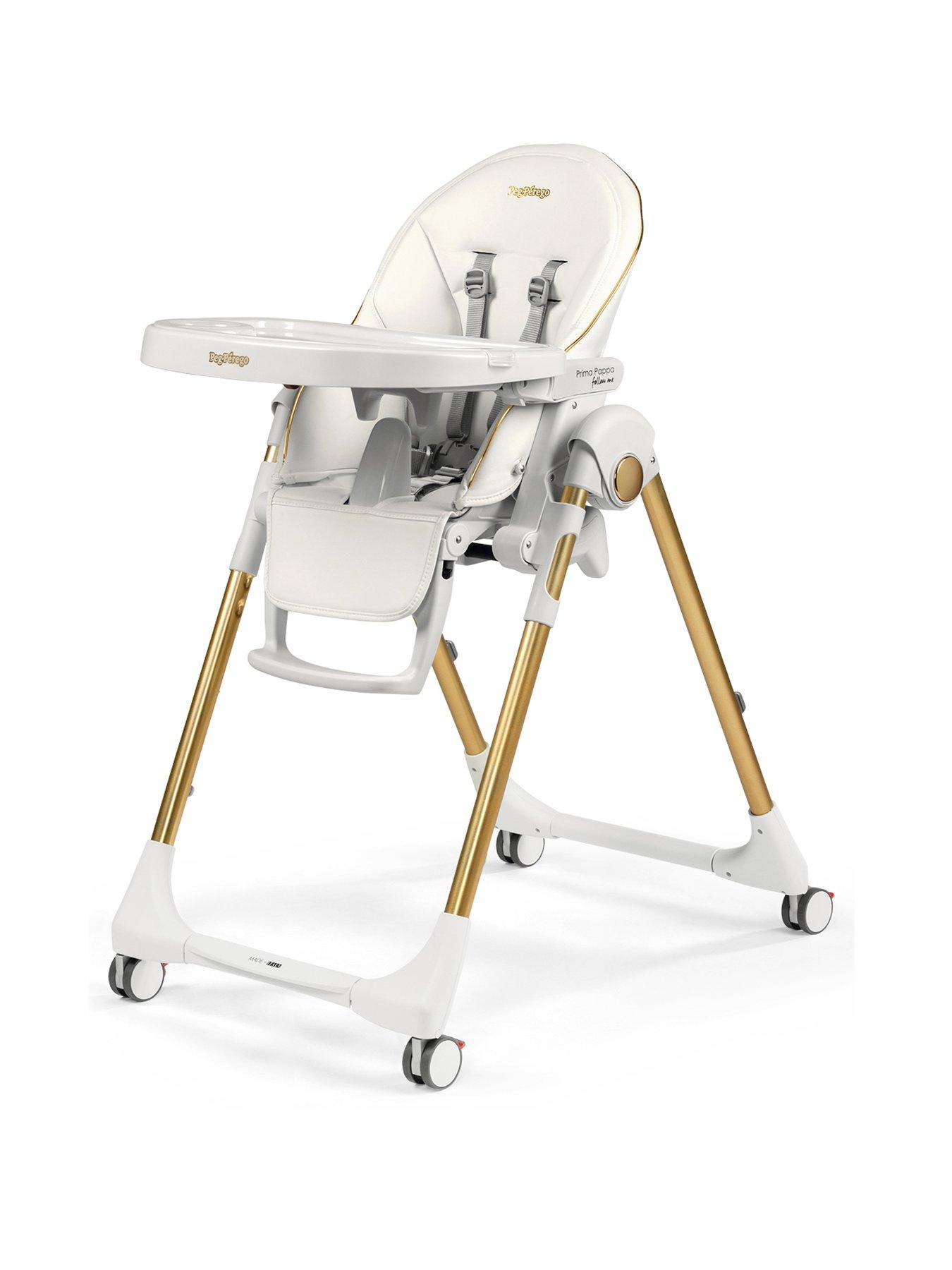 Peg Perego Prima Pappa Follow Me Highchair - Gold