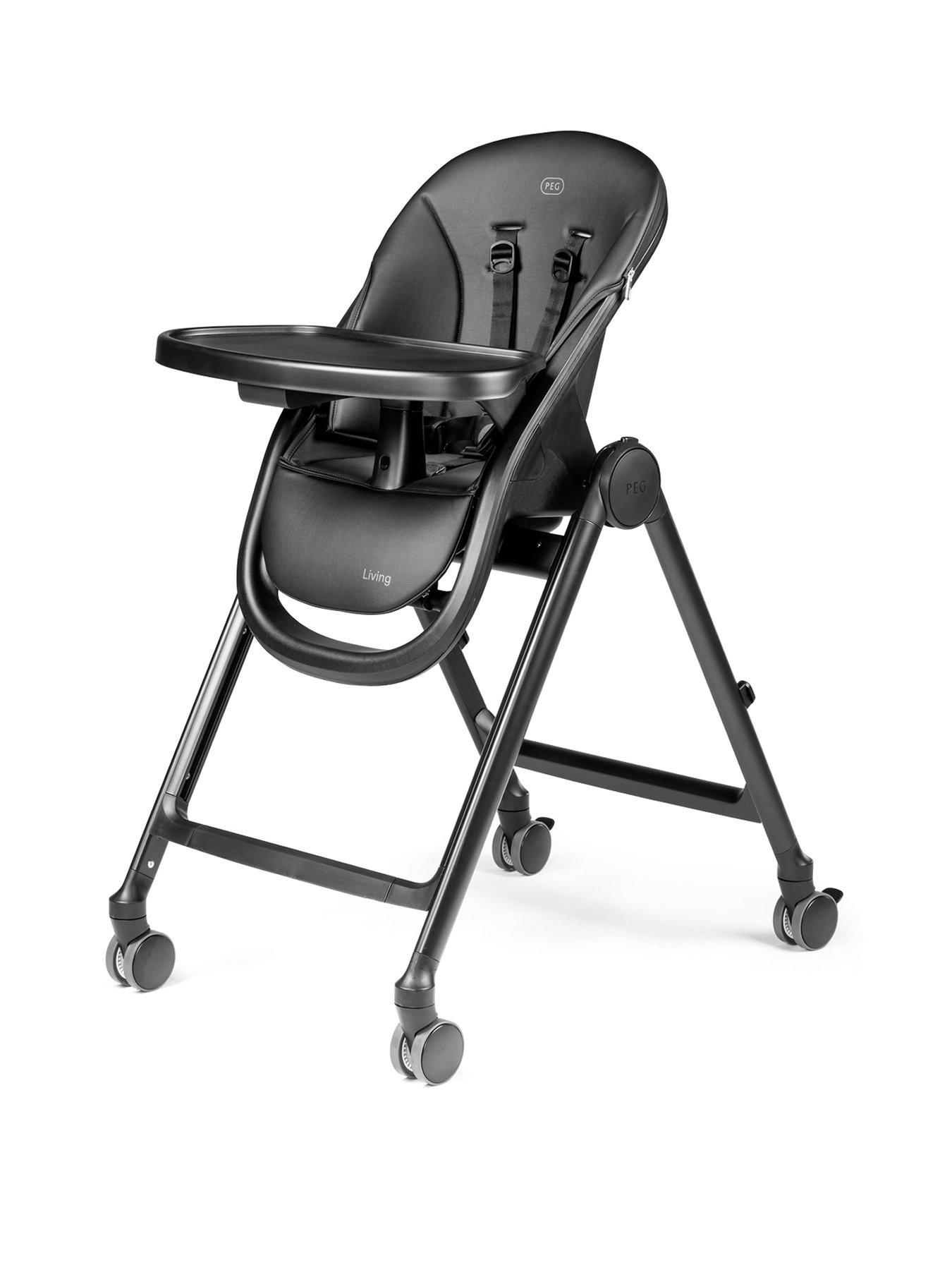 Peg Perego Living Highchair - True Black