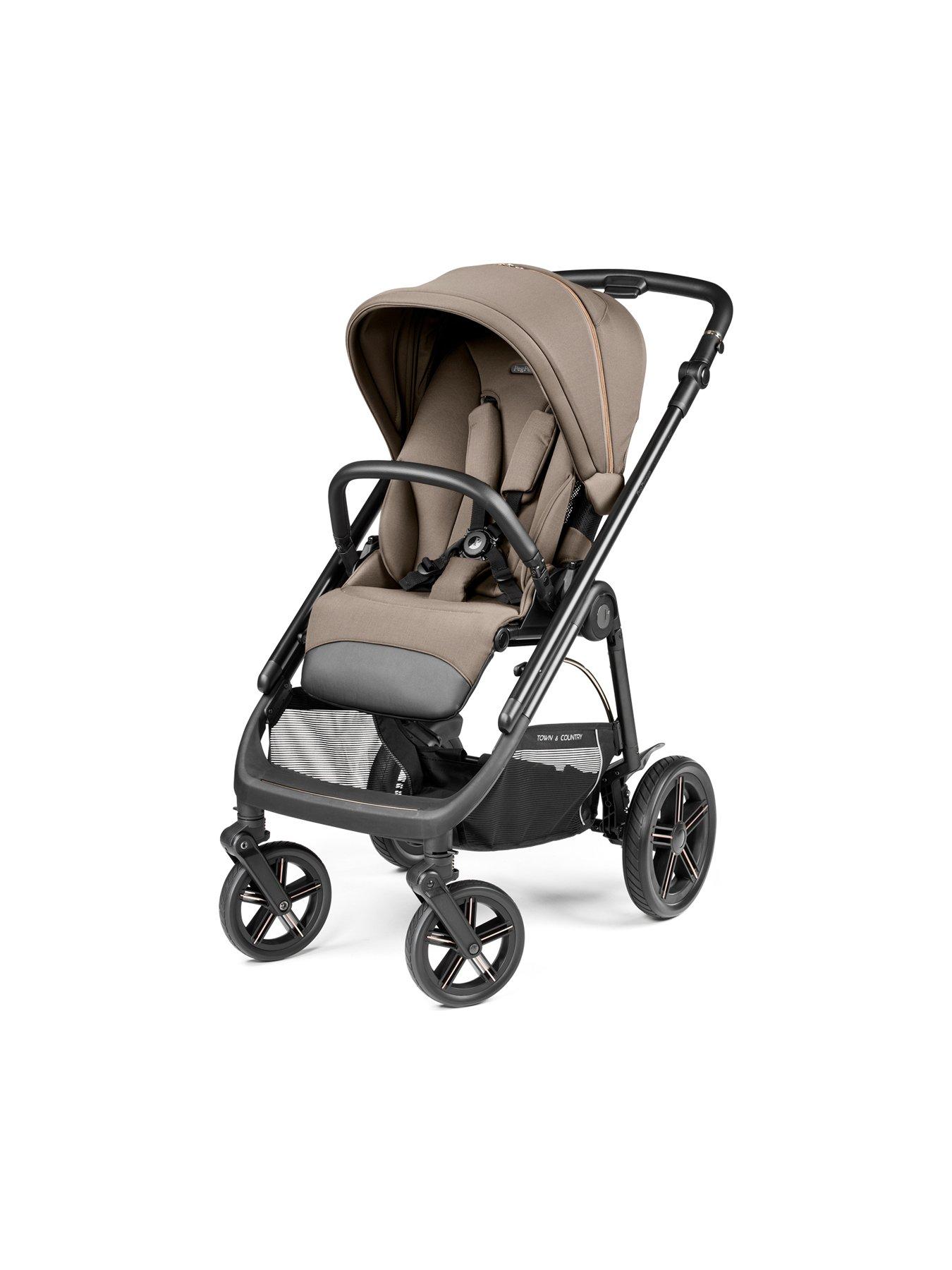 Image 2 of 7 of Peg Perego Veloce TC Deluxe Travel System - Pink Bark