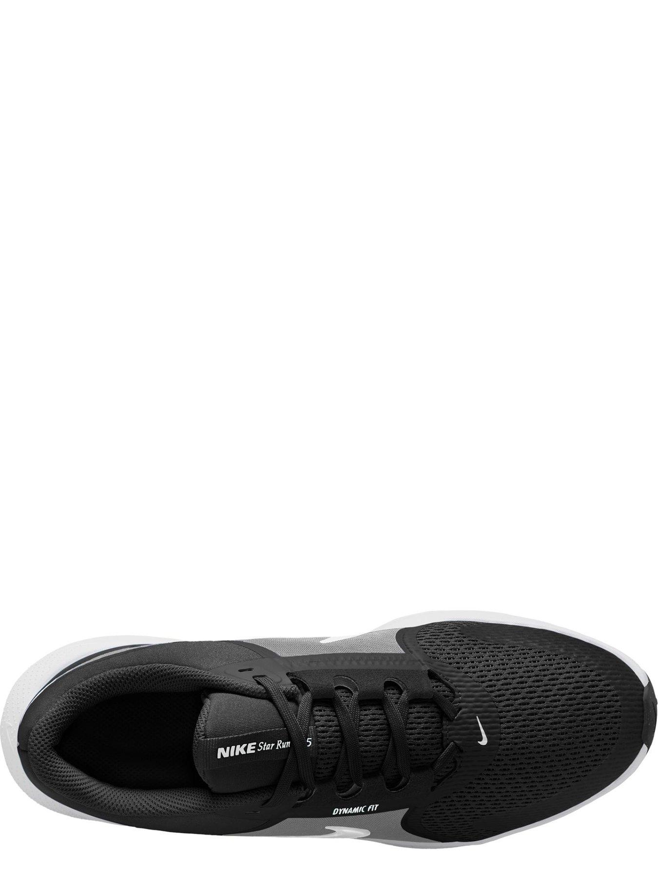Image 5 of 8 of Nike Big Kids Star Runner 5 Running Trainers - Black/White
