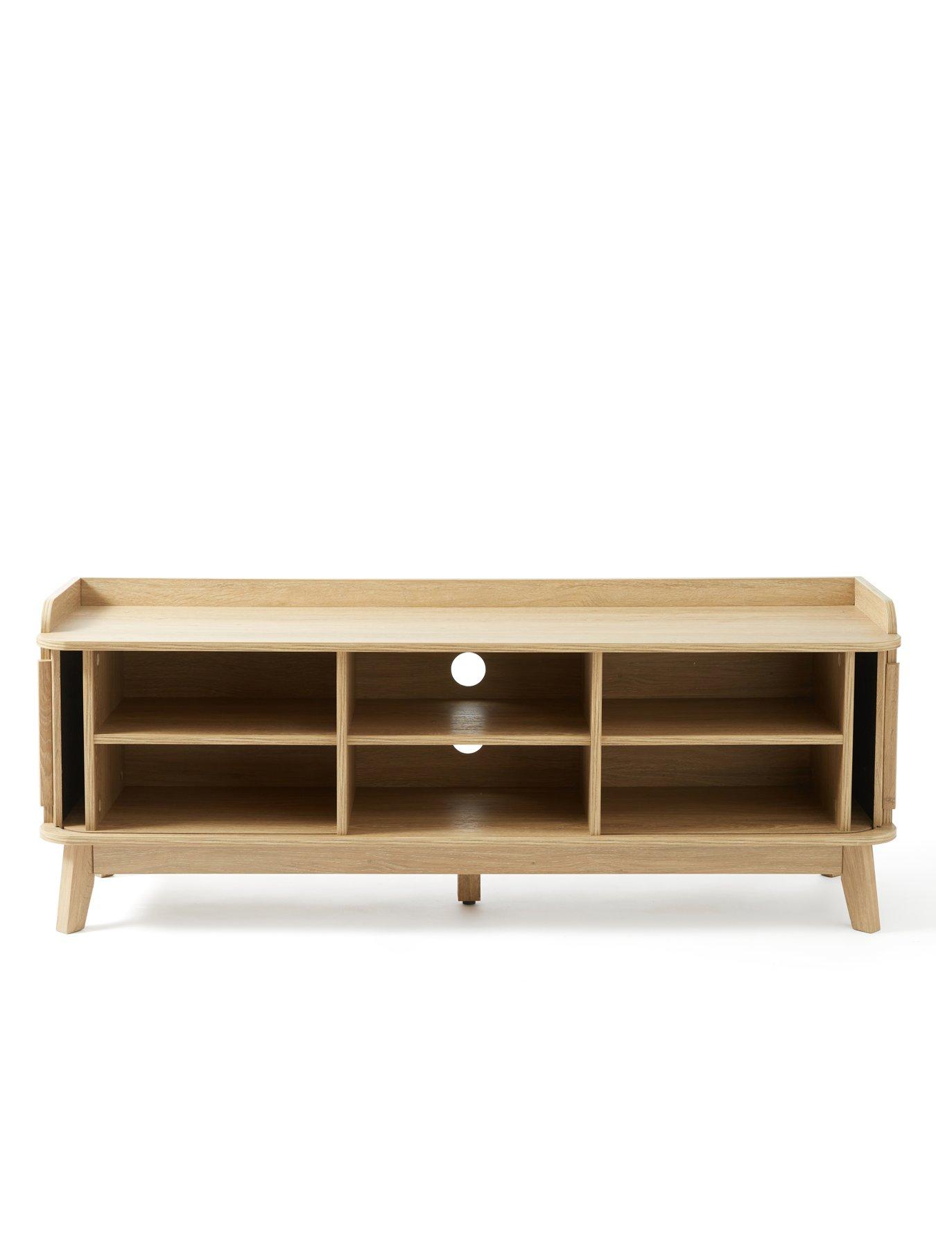 Image 4 of 7 of The Very Collection Louvre TV Unit - Oak - &nbsp;fits up to&nbsp;65 inch TV