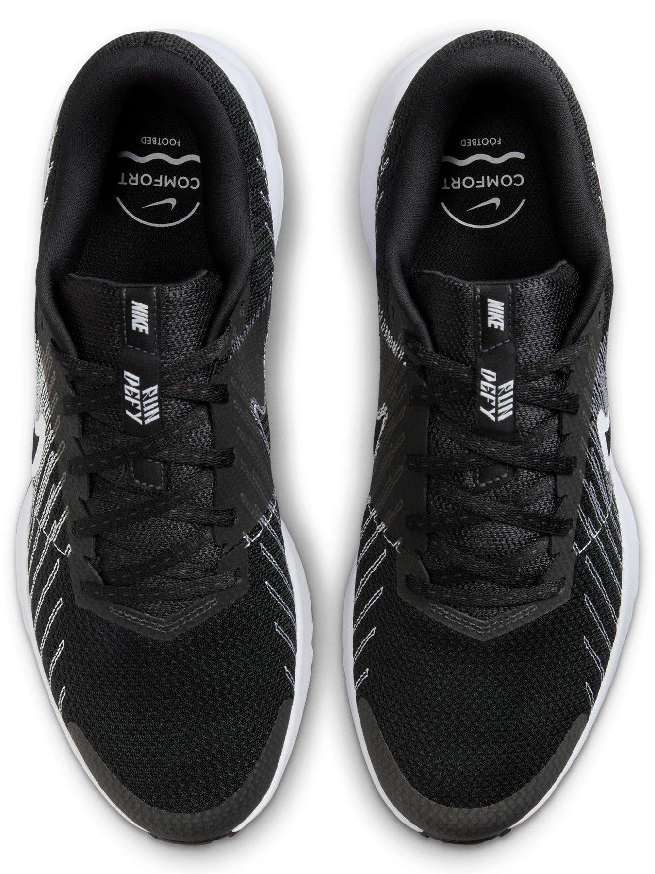 Image 4 of 7 of Nike Mens Running Run Defy Trainers - Black