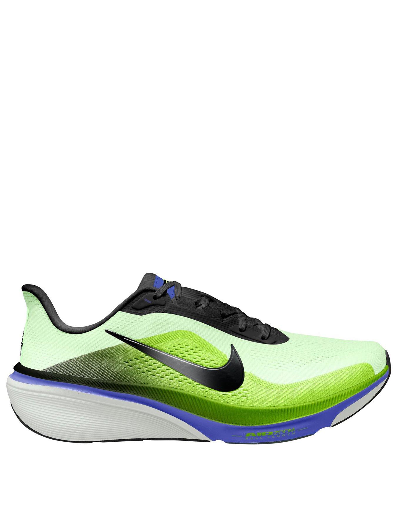 Nike Mens Running Pegasus 42 Trainers, Volt Tint/Black Spruce-Sapphir, Size 9.5, Men
