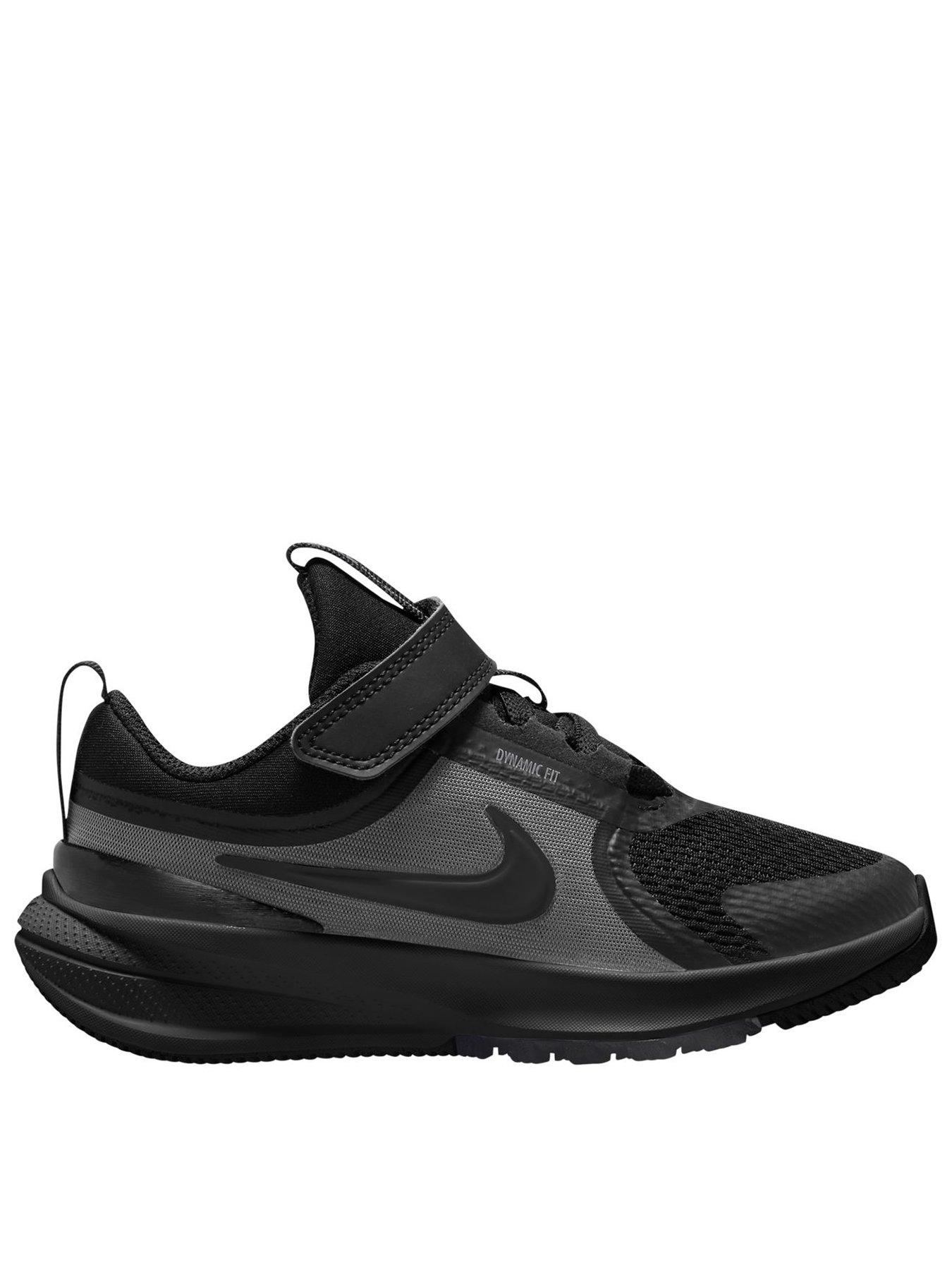 Image 1 of 8 of Nike Little Kids Star Runner 5 Running Trainers - Black