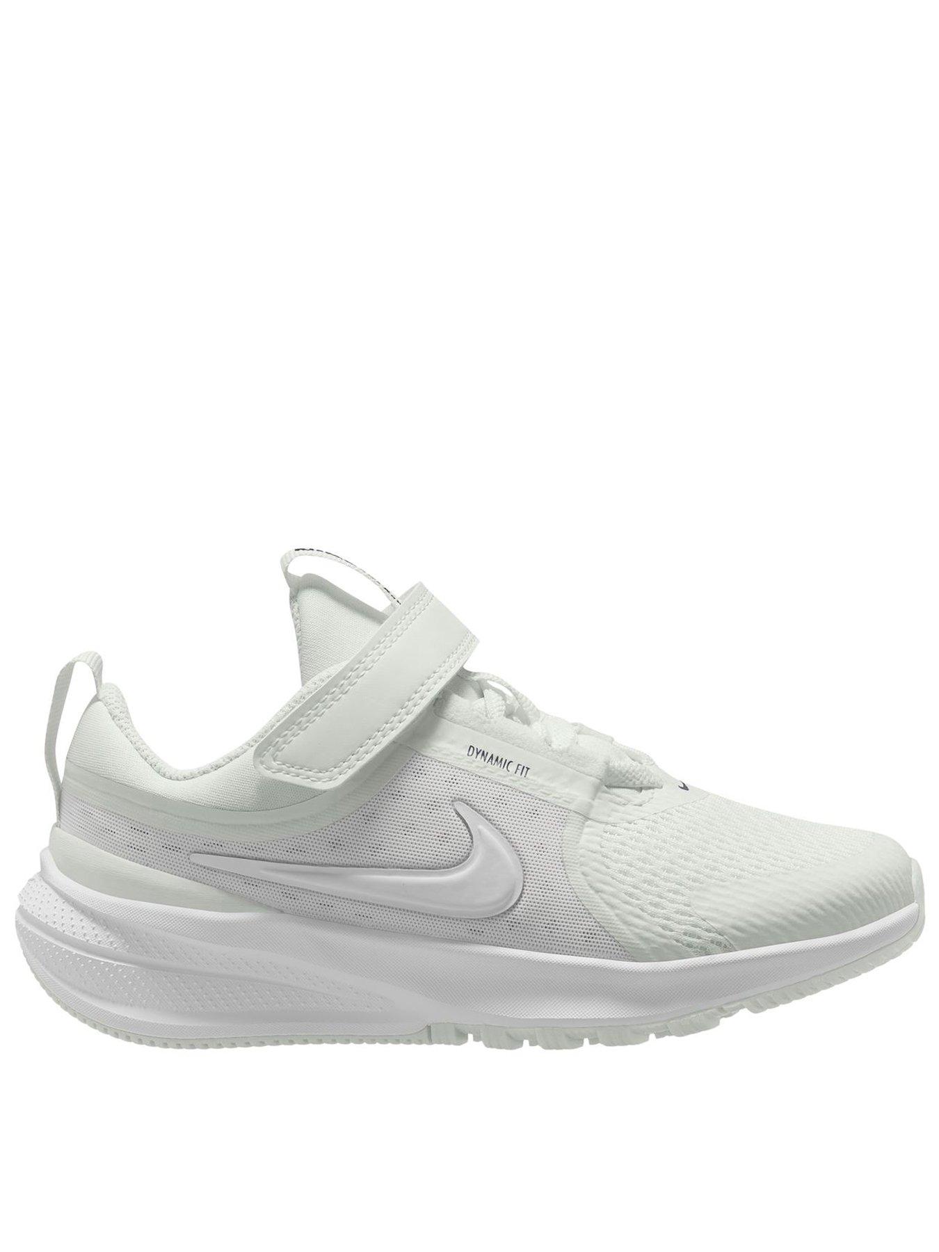 Nike Little Kids Star Runner 5 Running Trainers, Summit White/White-Black, Size 11 Younger