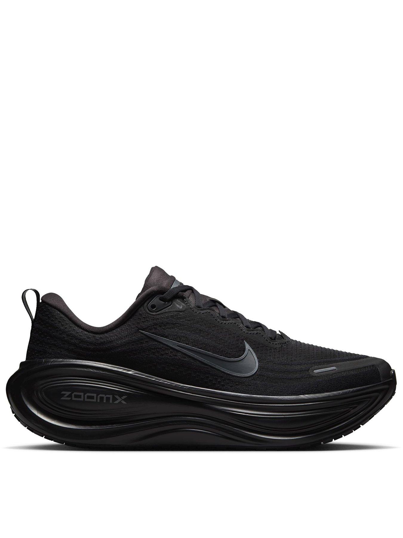 Nike Mens Running Vomero Plus Trainers, Black/Dk Smoke Grey/ Dark Grey, Size 7.5, Men