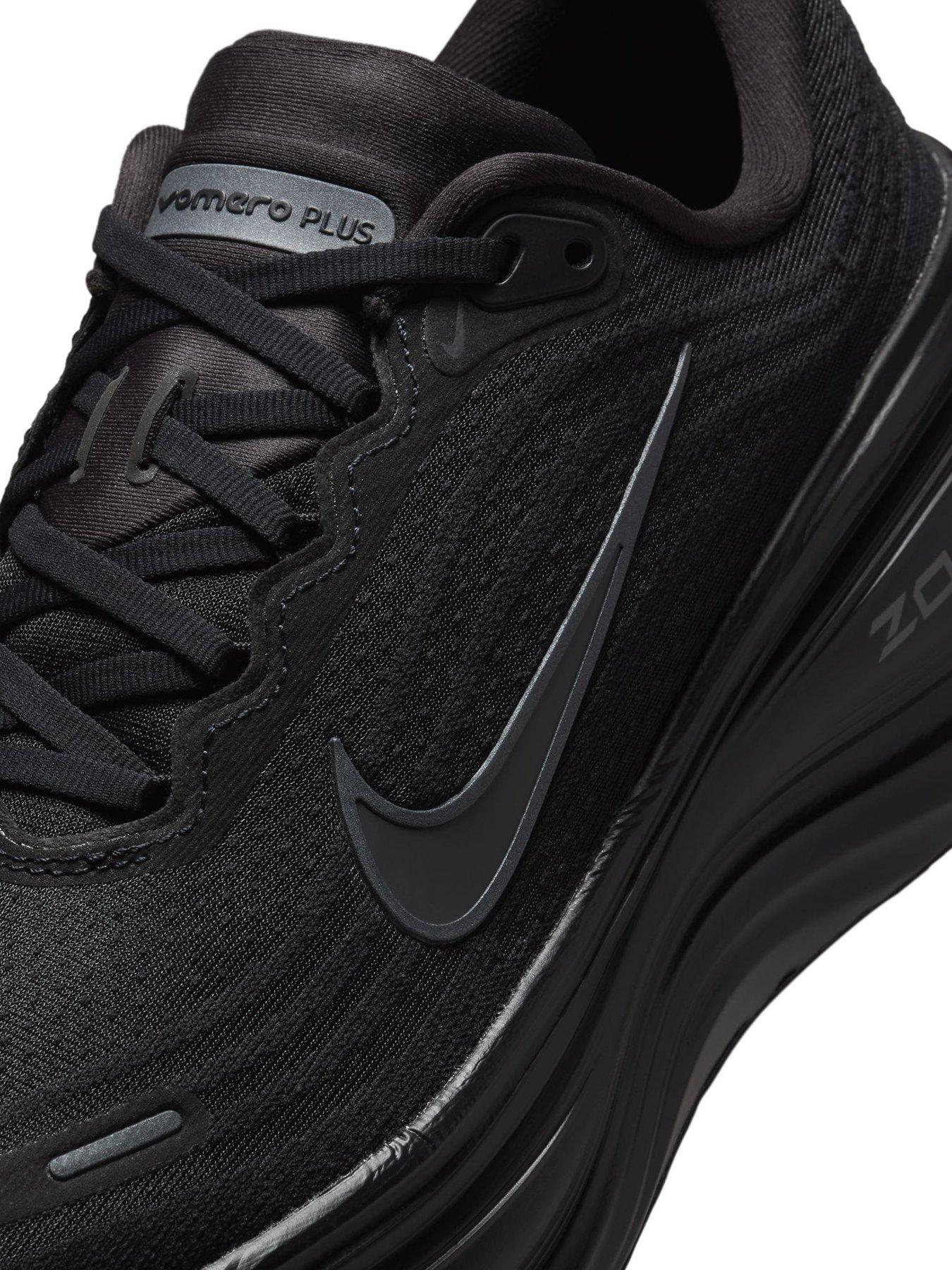 Nike Mens Running Vomero Plus Trainers - Black | Very