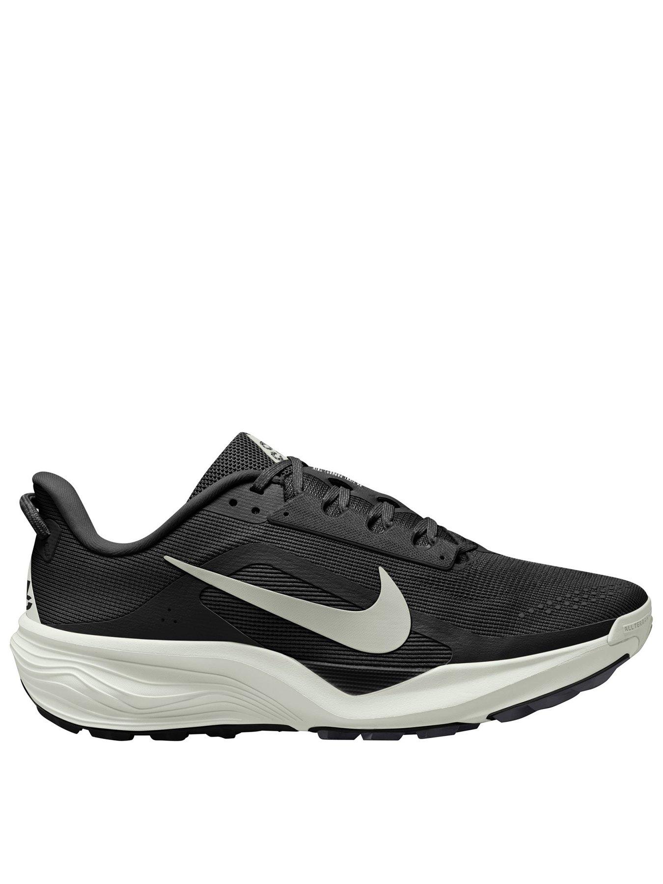 Nike Mens Trail Running ACG Pegasus Trainers, Black/Summit White-Anthracite, Size 7, Men