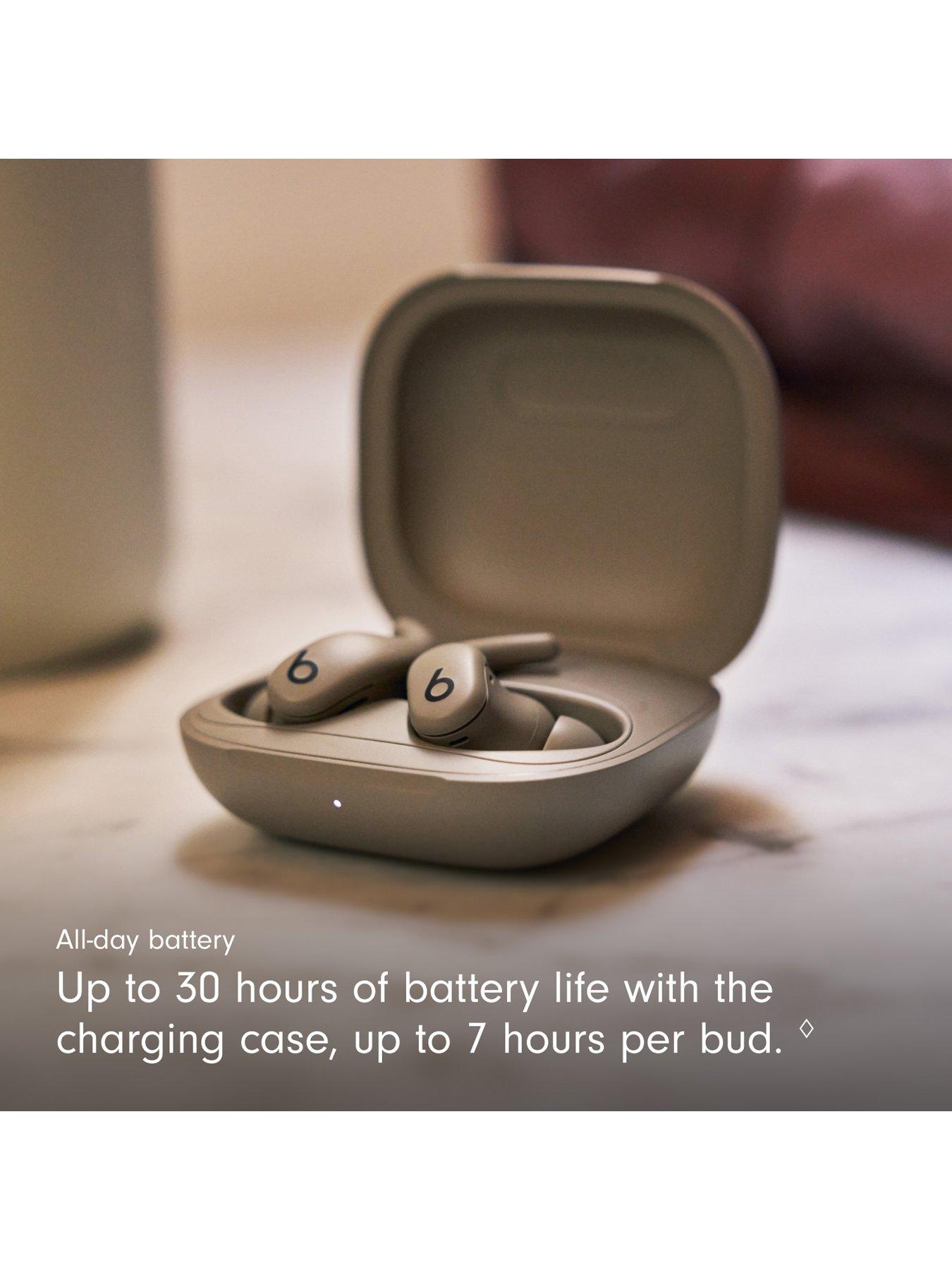 Image 5 of 8 of Beats Powerbeats Fit - Wireless Noise-Cancelling Workout Earbuds with Ultimate Secure Fit - Gravel Grey