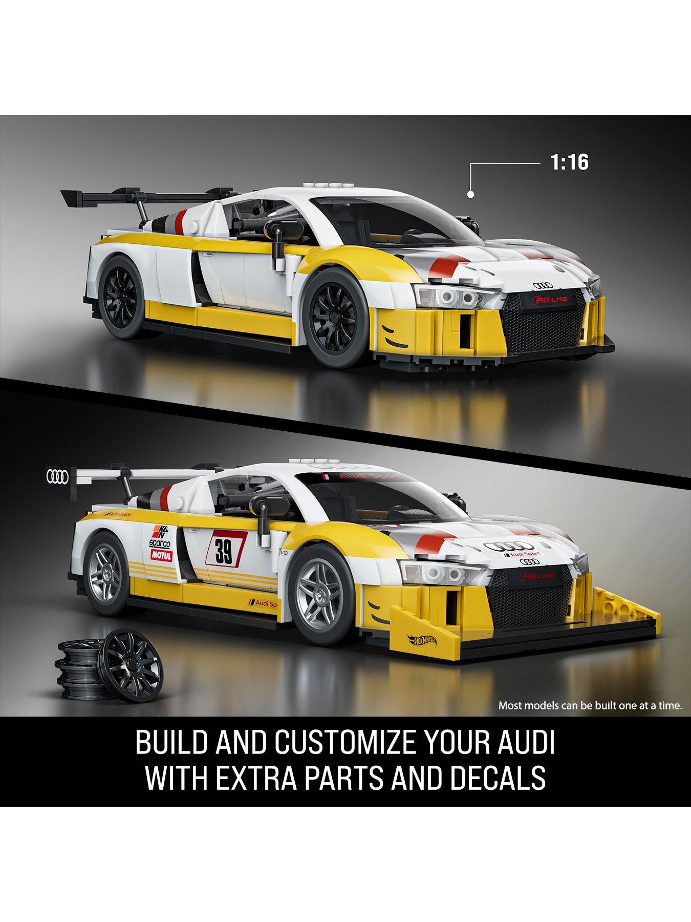 Brick Shop Hot Wheels 15-in Audi R8 LMS Building Toy Kit (820