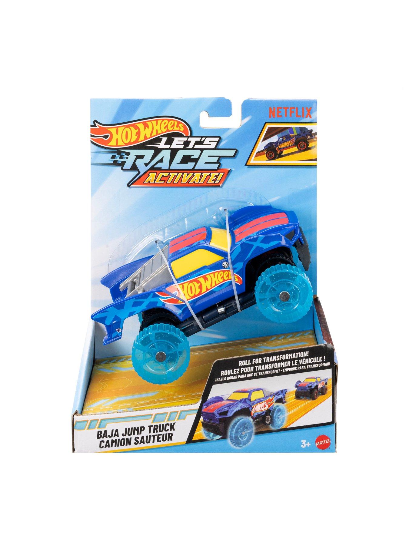 HOT WHEELS Coffret de 8 véhicules LET'S RACE NETFLIX JGK18 - N0710. GT