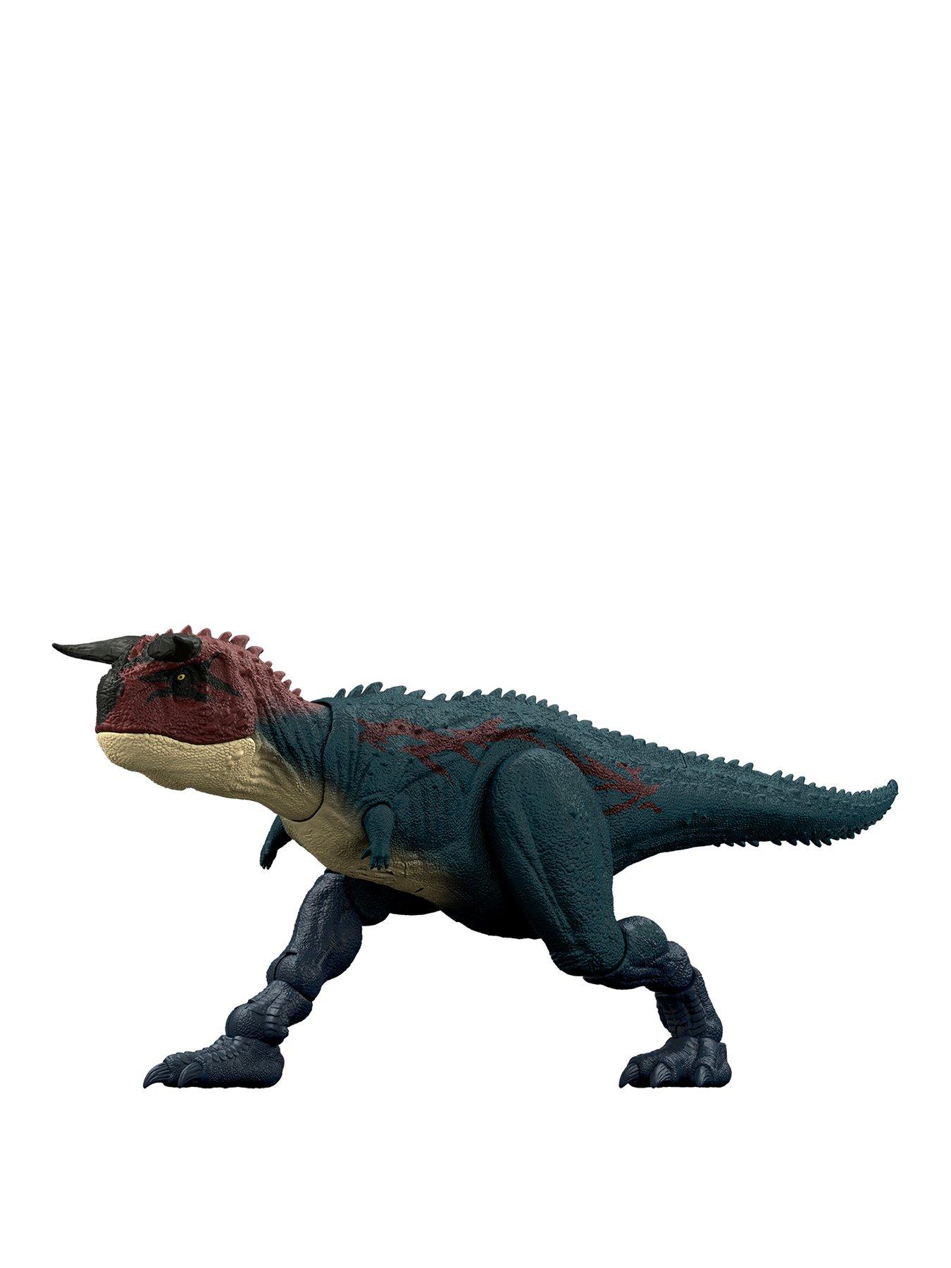 JURASSIC WORLD Charge 'N' Chomp Carnotaurus Running Roaring Dinosaur Action Figure