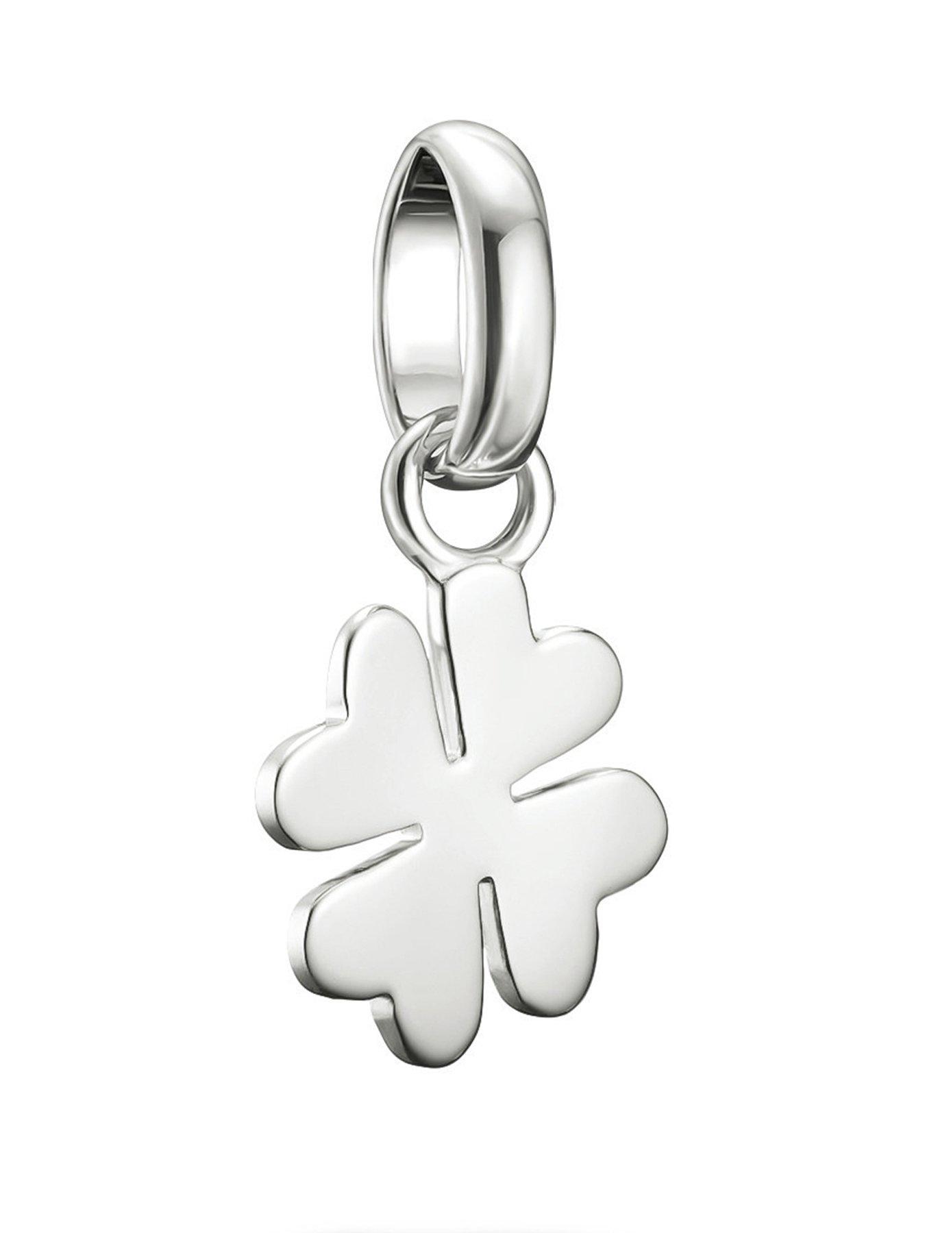 Image 1 of 4 of Thomas Sabo Charm Connect lucky clover in 3D pendant