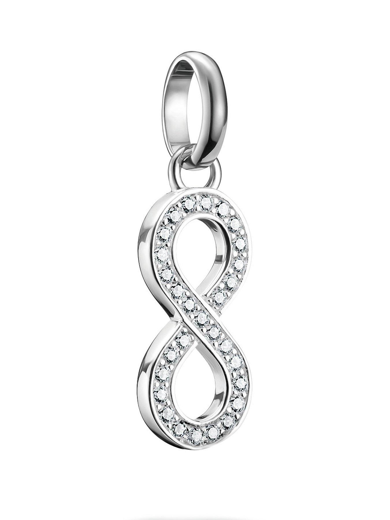 Image 1 of 6 of Thomas Sabo Charm Connect infinity pendant