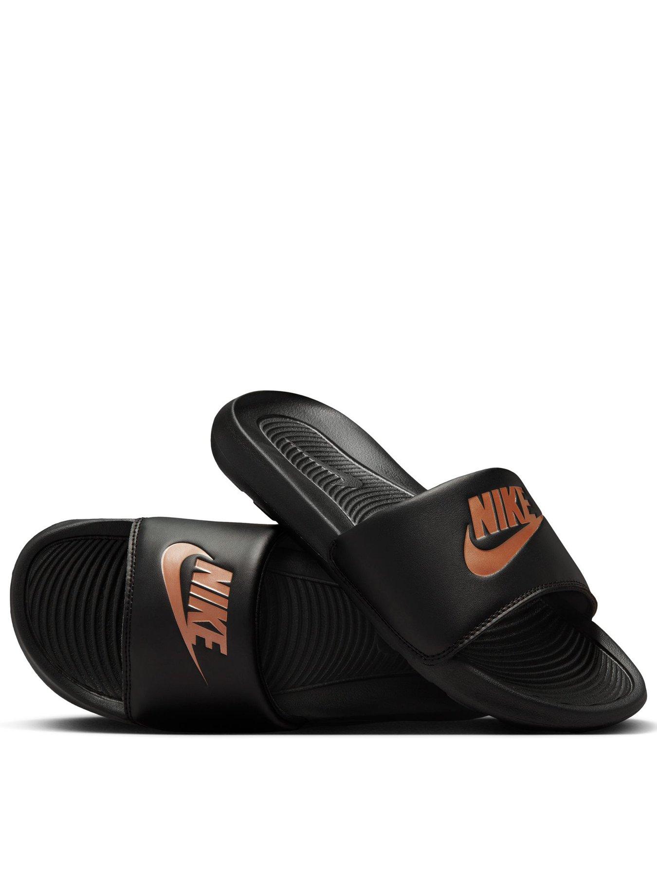 Nike Womens Victori One Slides - Black