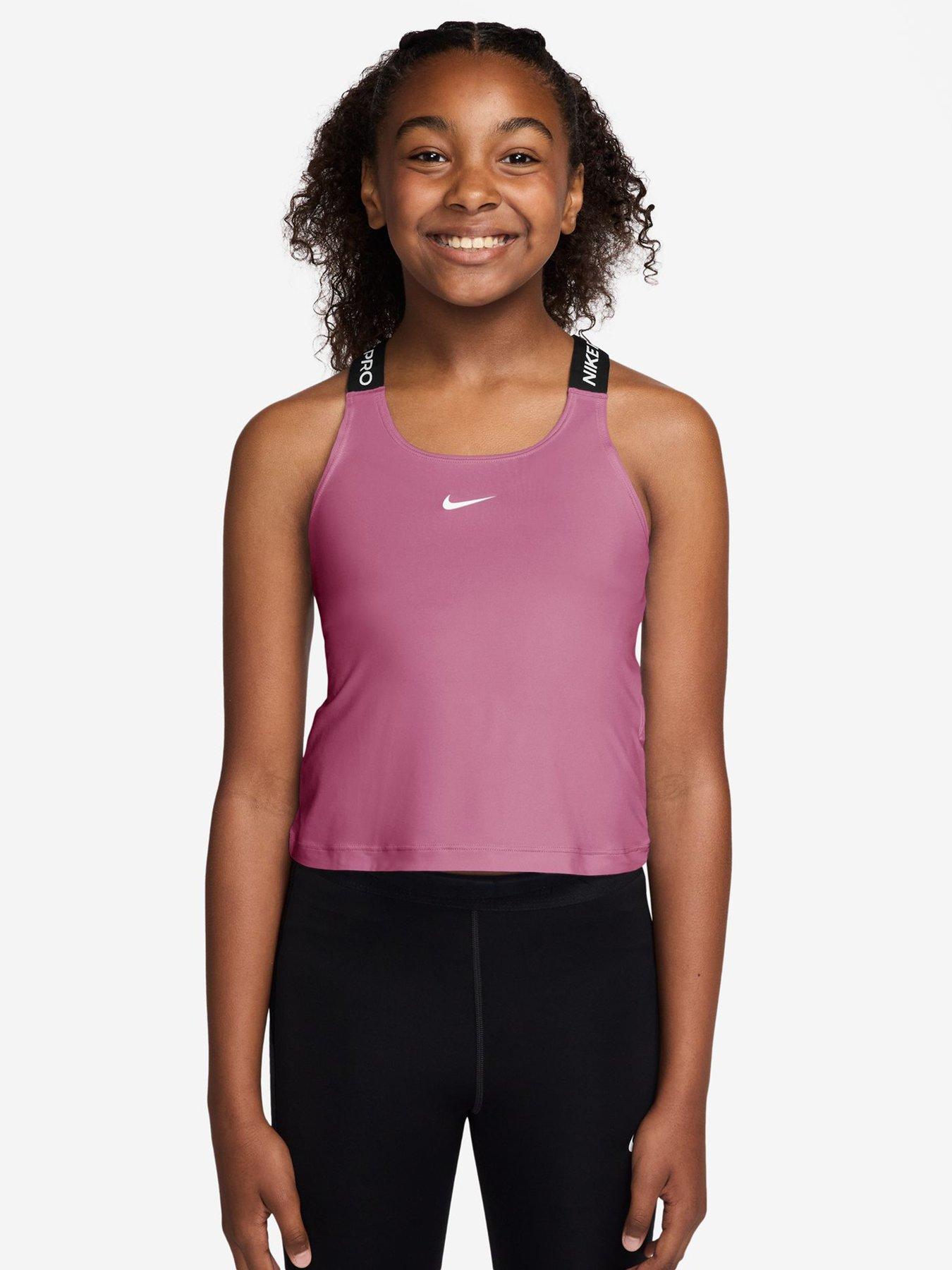 Nike Junior Girls Training Dri-Fit Tank Top - Pink