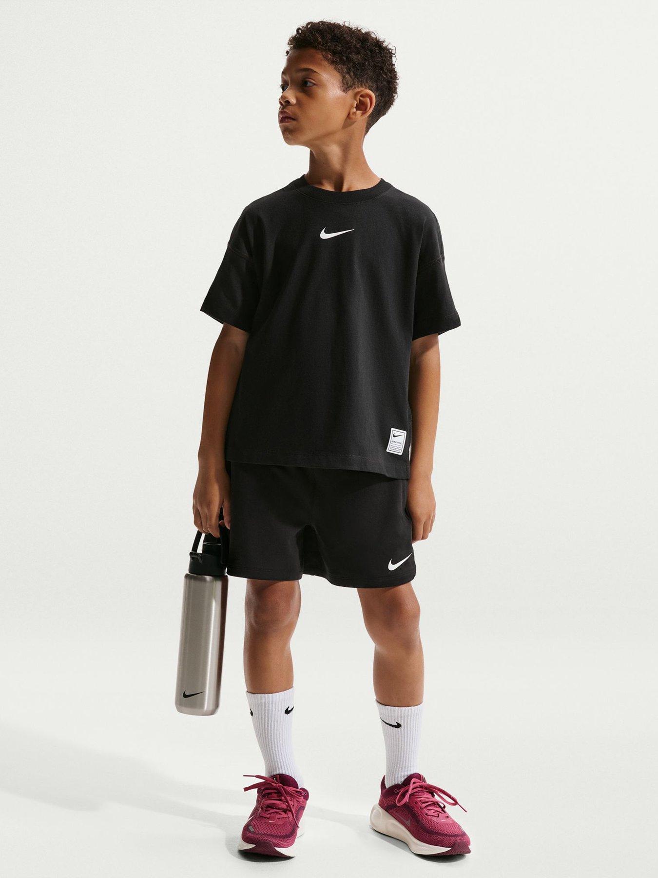 Nike Junior Boys Training Dri-FIT Short Sleeve Top - Black
