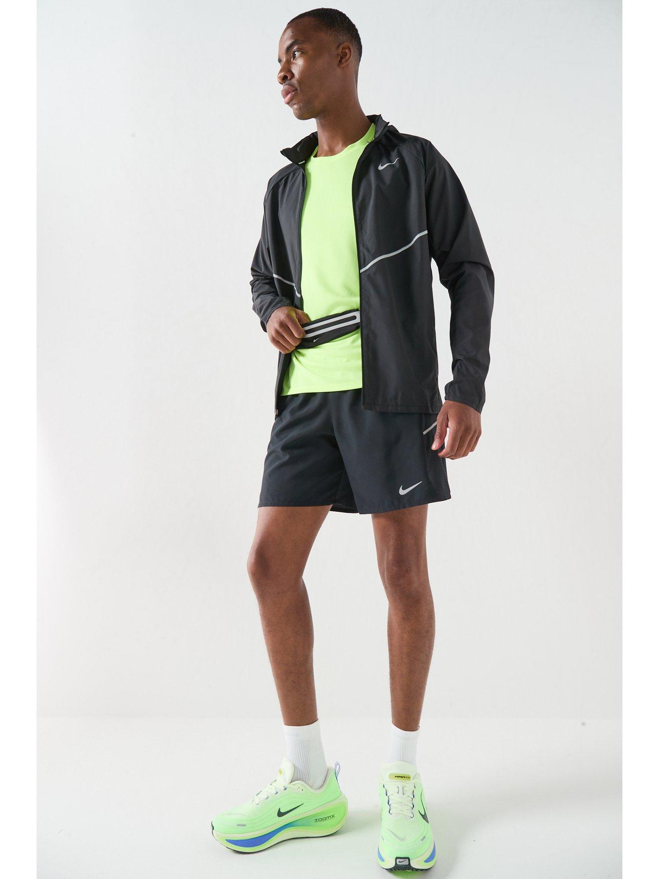 Image 3 of 7 of Nike Mens Miler UV Repel Running Jacket - Black