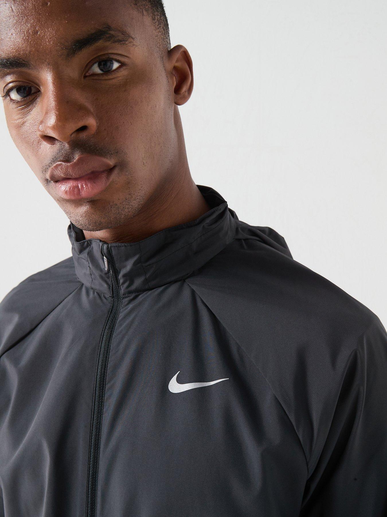 Image 5 of 7 of Nike Mens Miler UV Repel Running Jacket - Black