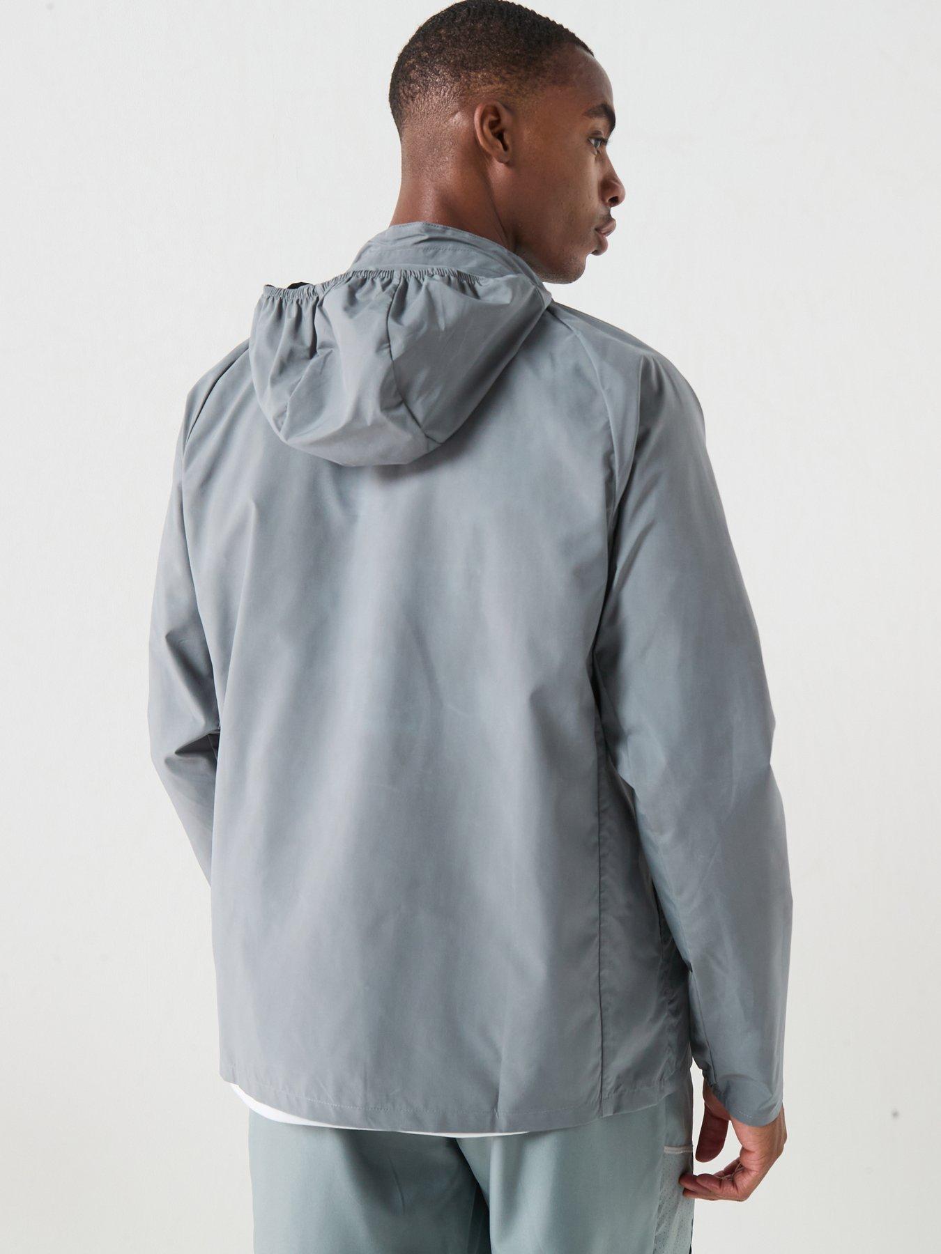 Image 2 of 7 of Nike Mens Running Miler UV Repel Jacket - Grey