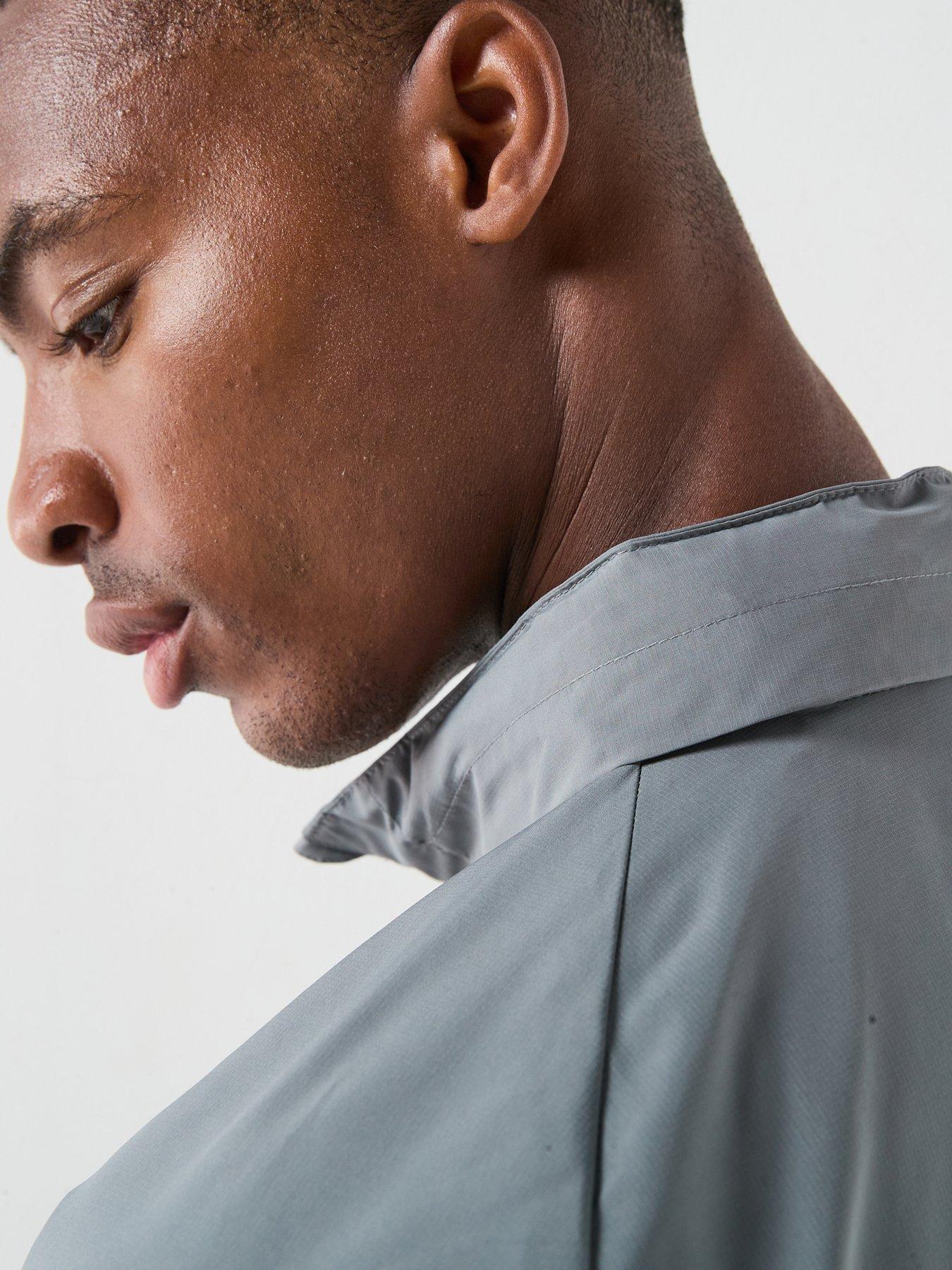 Image 6 of 7 of Nike Mens Running Miler UV Repel Jacket - Grey