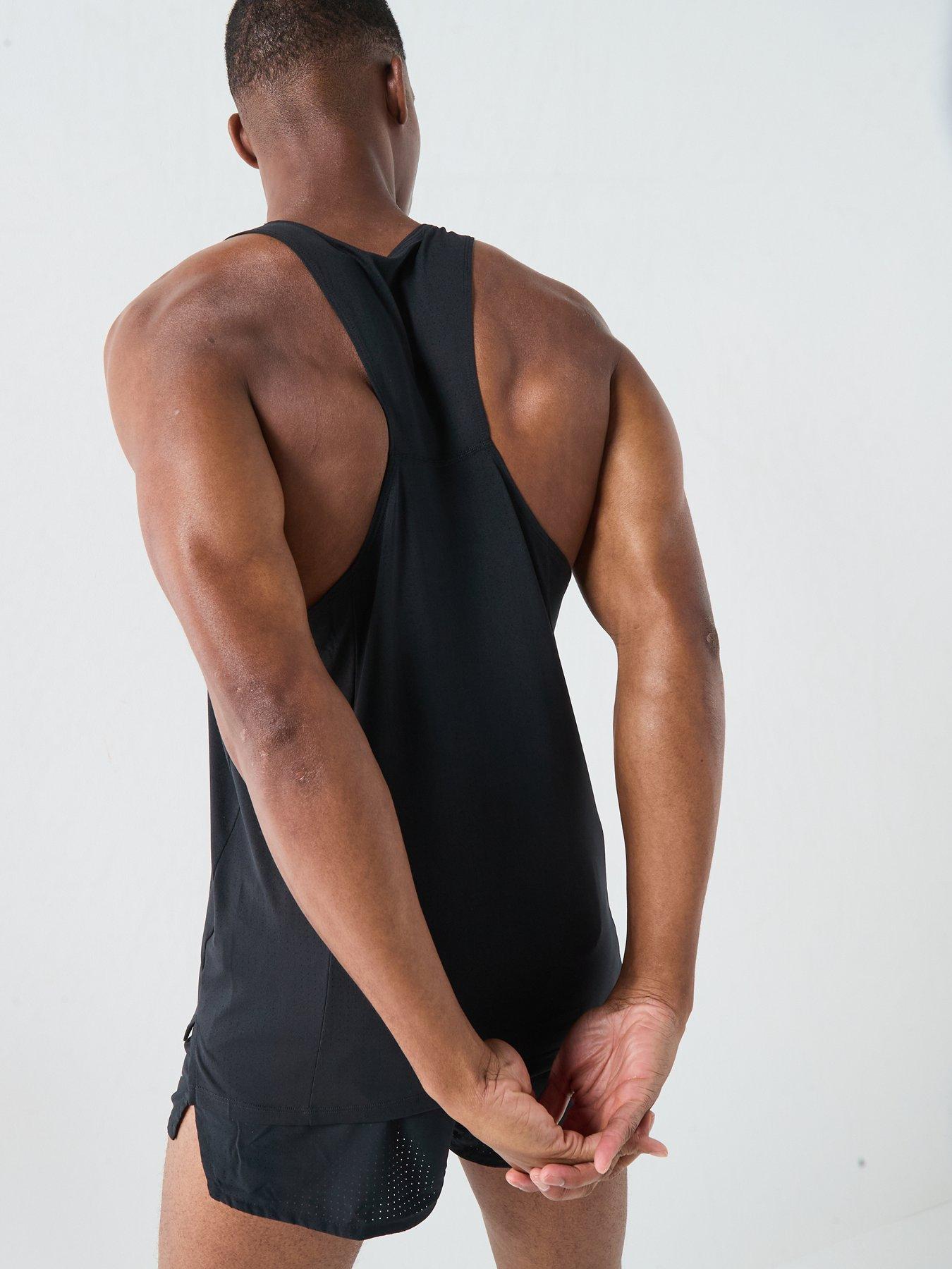 Image 2 of 4 of Nike Mens Running Fast Dri-FIT Singlet - Black