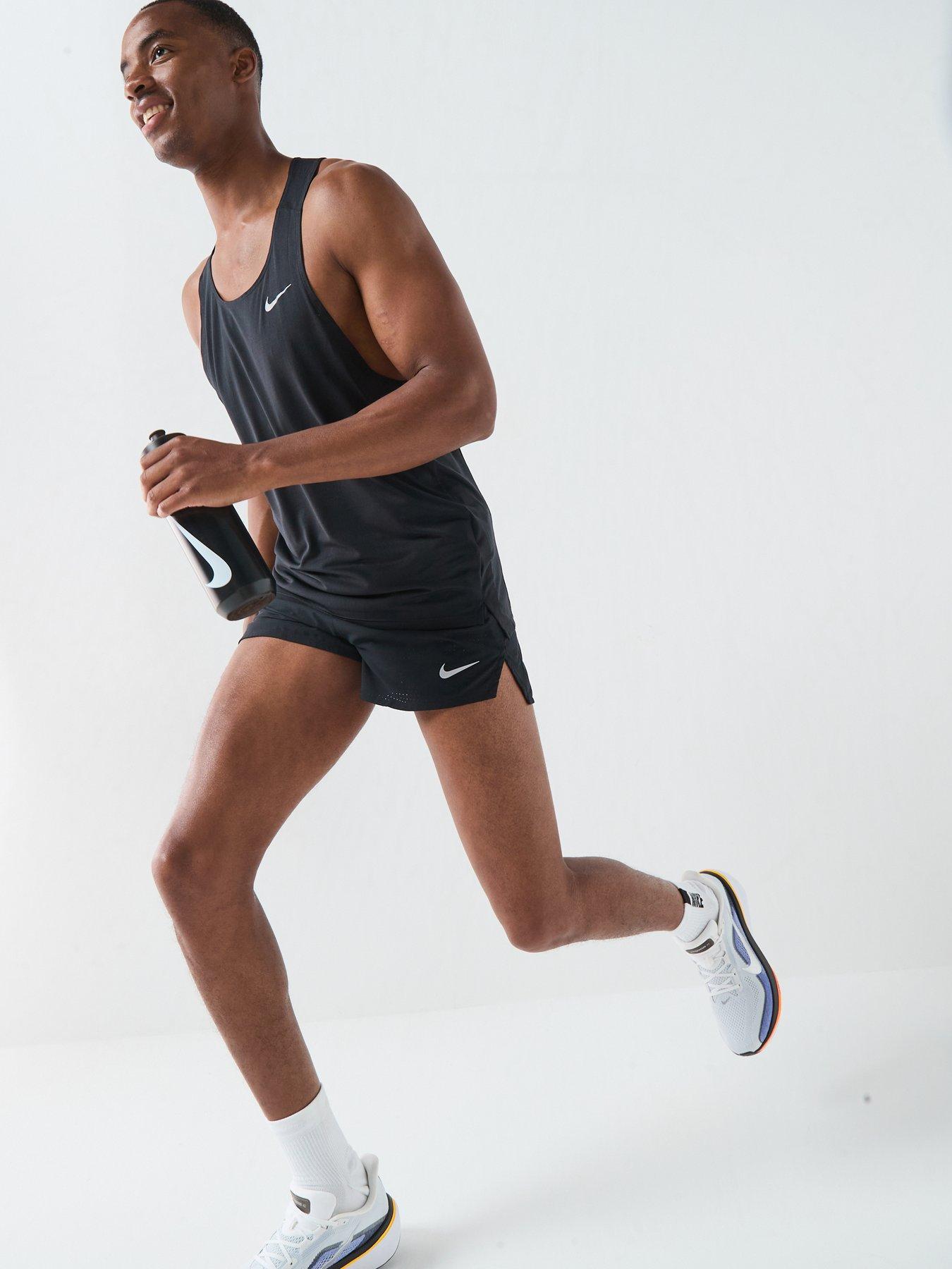 Image 3 of 4 of Nike Mens Running Fast Dri-FIT Singlet - Black