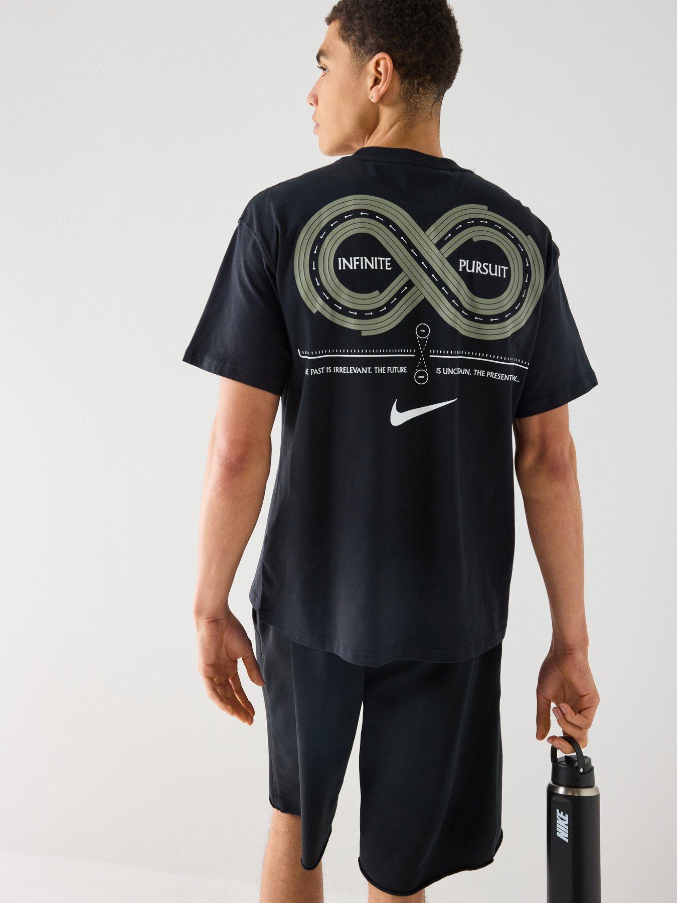 Nike Mens Training Dri-Fit Graphic T-Shirt - Black