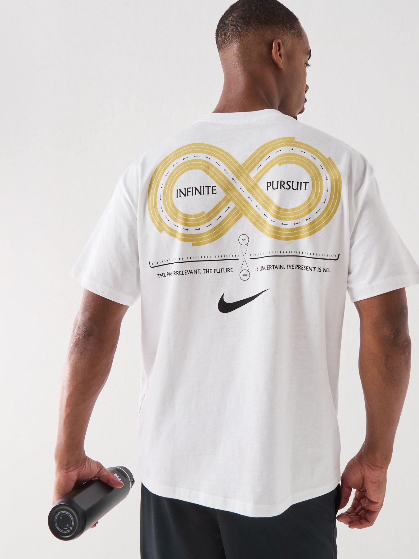 Nike Mens Training Dri-FIT Graphic T-Shirt - White