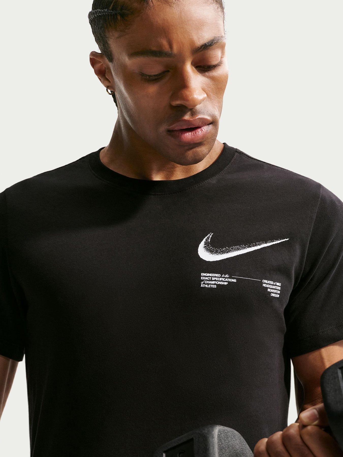Nike Mens Training Dri-FIT Graphic T-Shirt - Black