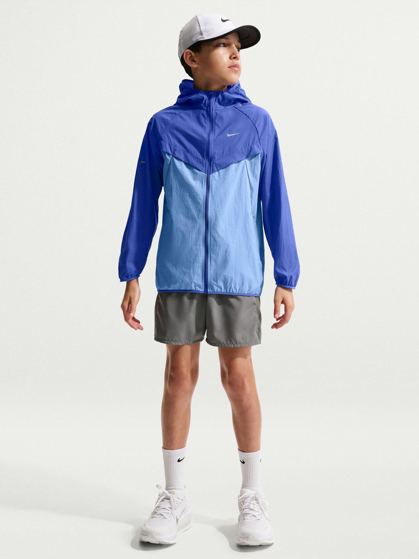 Nike Junior Boys Kids Repel Uv Training Jacket - Blue