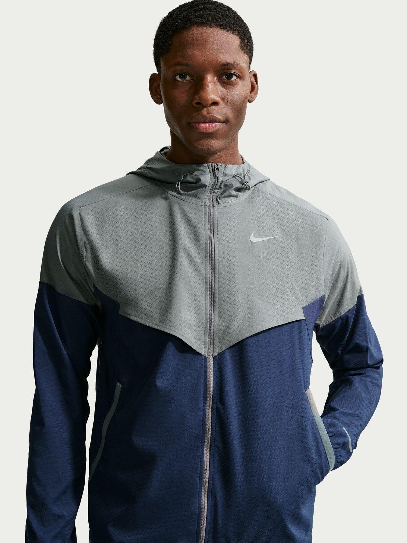 Nike Mens Running Windrunner Jacket - Grey