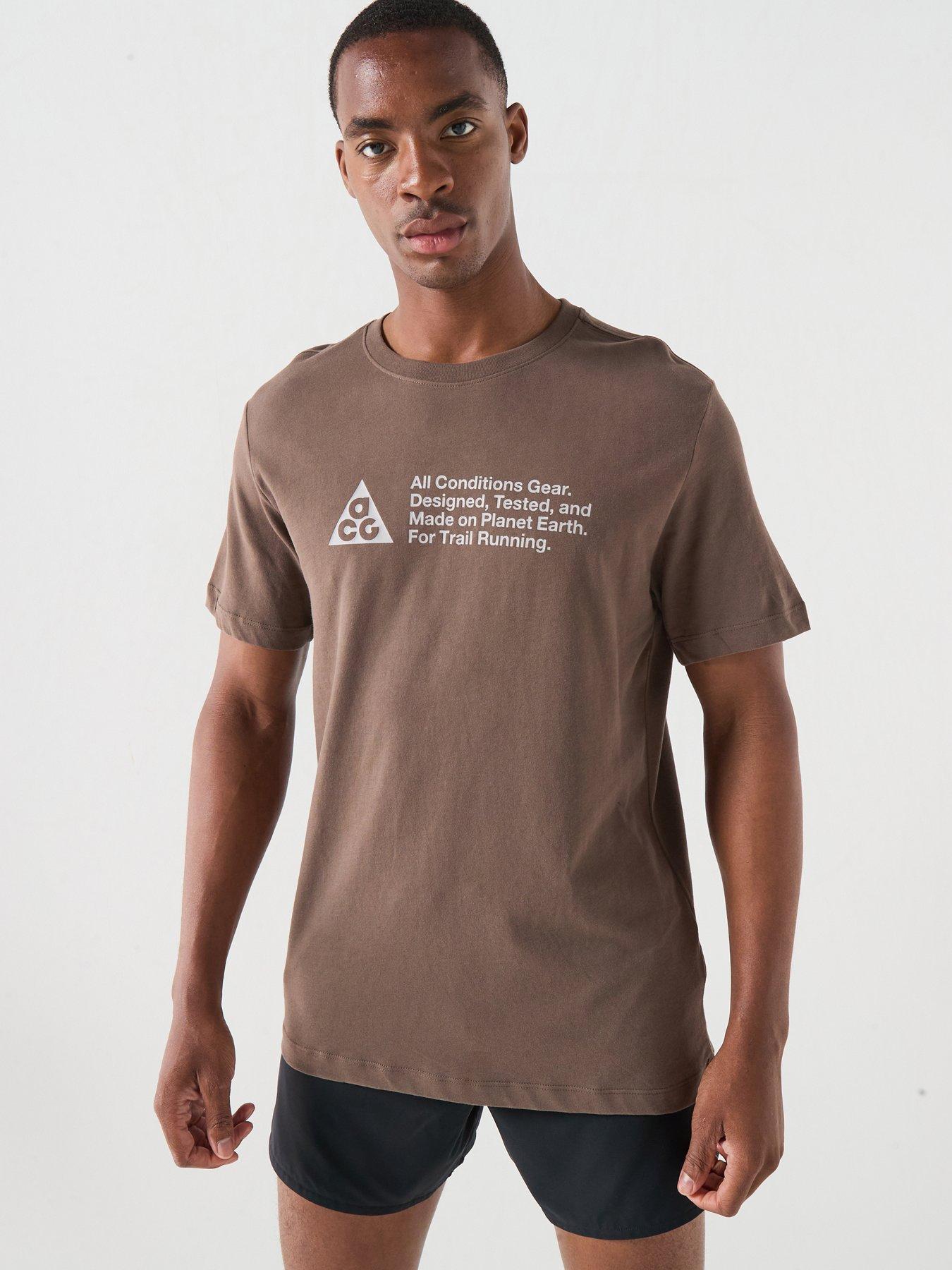 Image 1 of 5 of Nike Mens Running ACG Dri-FIT T-Shirt - Grey