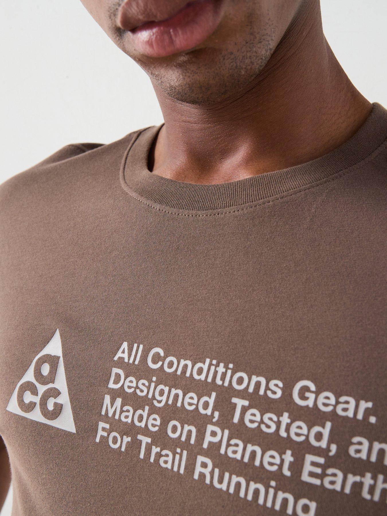 Image 6 of 7 of Nike Mens Running Acg Dri-fit T-shirt - Brown