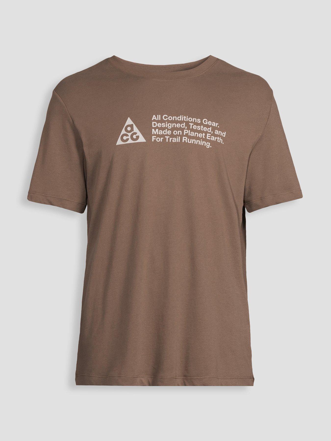 Image 7 of 7 of Nike Mens Running Acg Dri-fit T-shirt - Brown