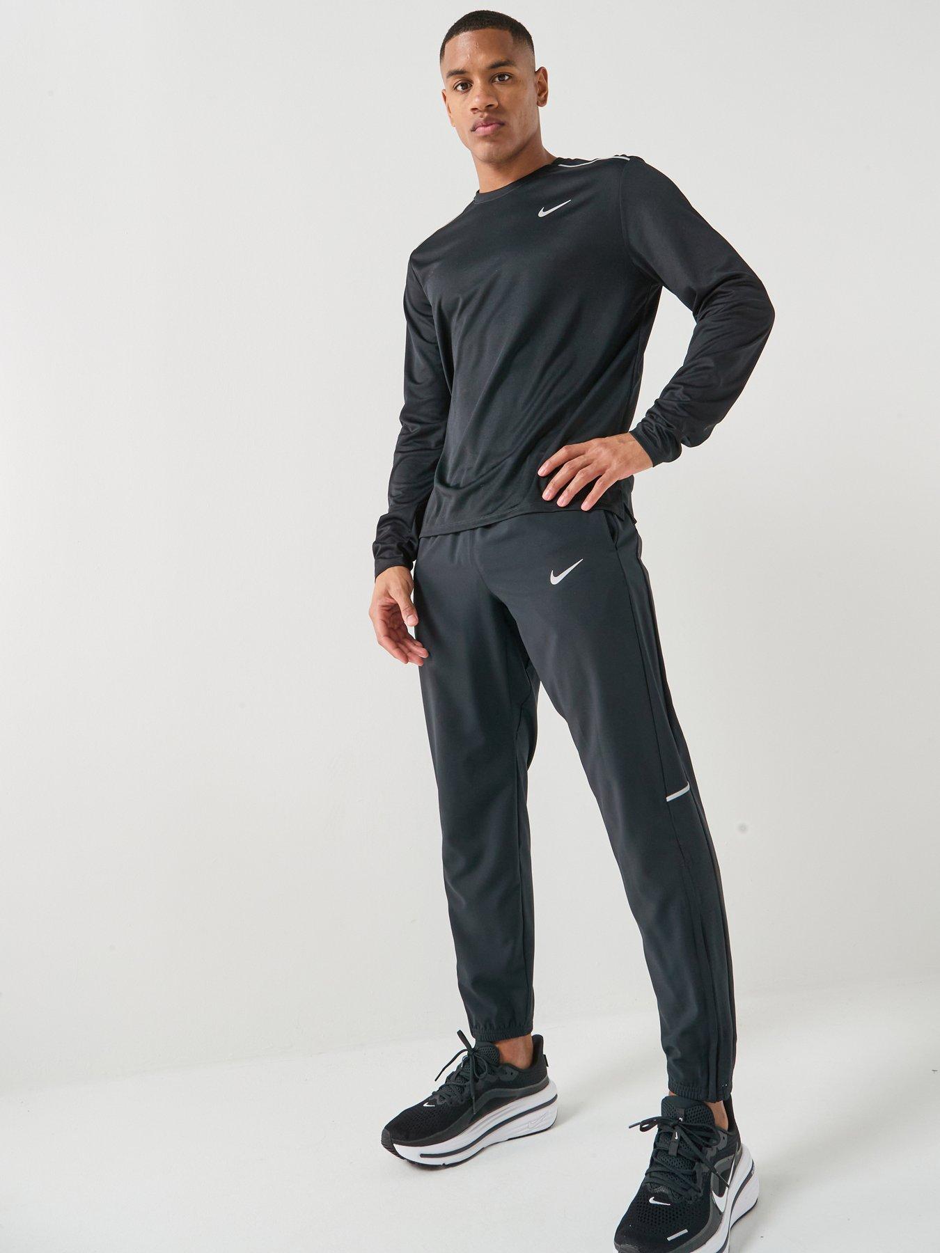 Nike Mens Running Miler Dri-Fit Pants - Black
