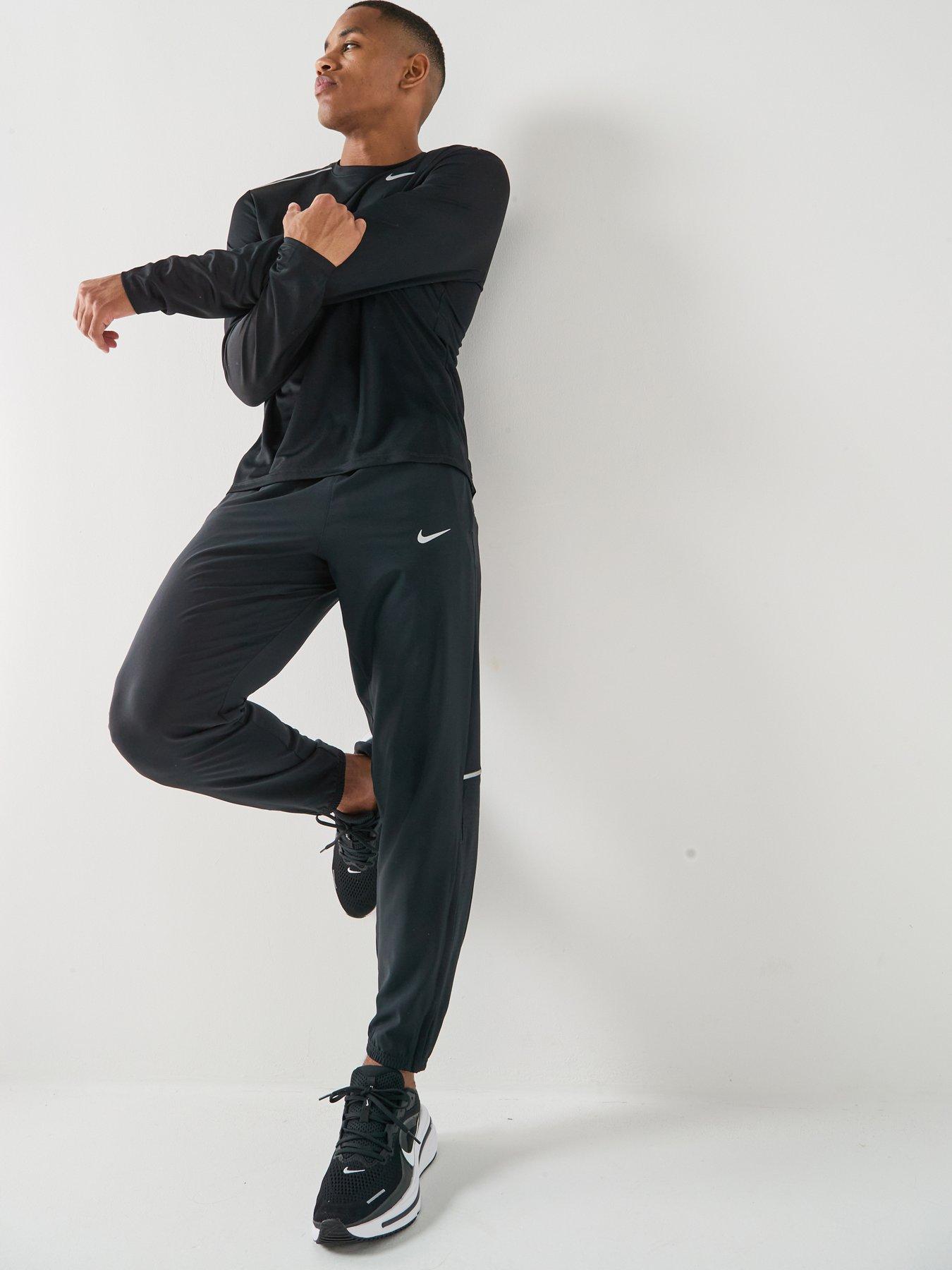 Image 3 of 7 of Nike Mens Running Miler Dri-FIT Pants - Black