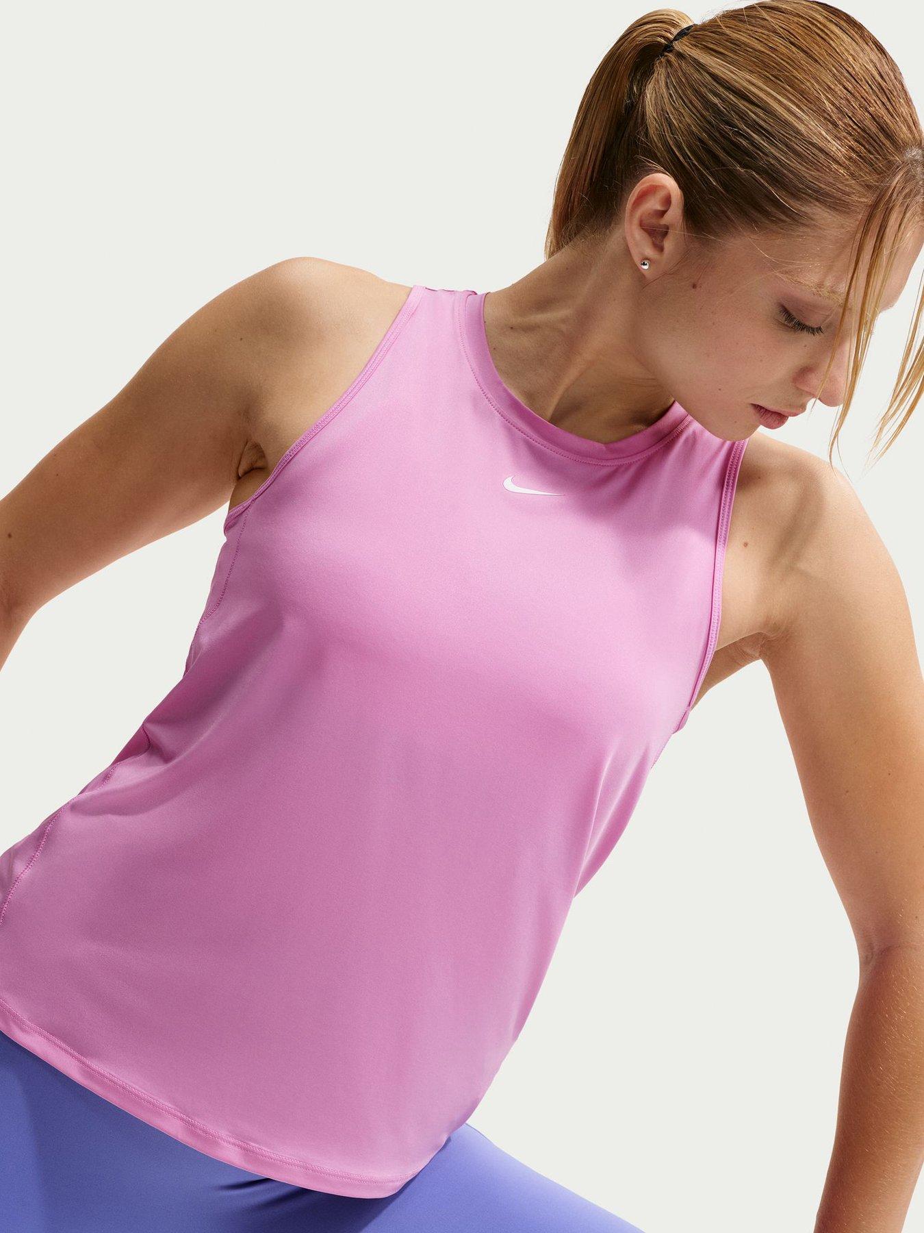 Image 4 of 4 of Nike Womens Training Dri-FIT Tank Top - Pink