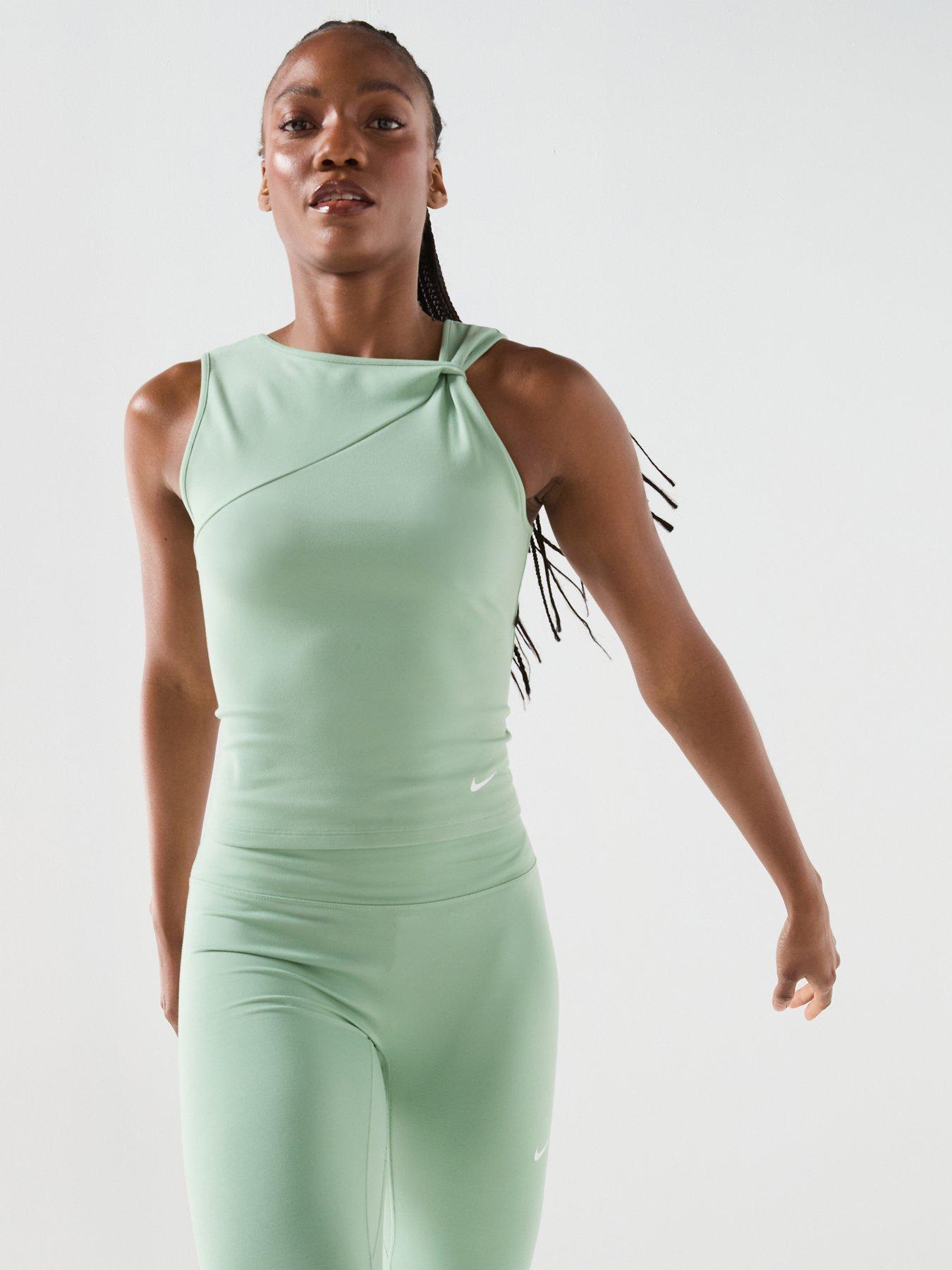 Nike Womens Training Dri-FIT Tank Top, Steam/White, Size Xs, Women