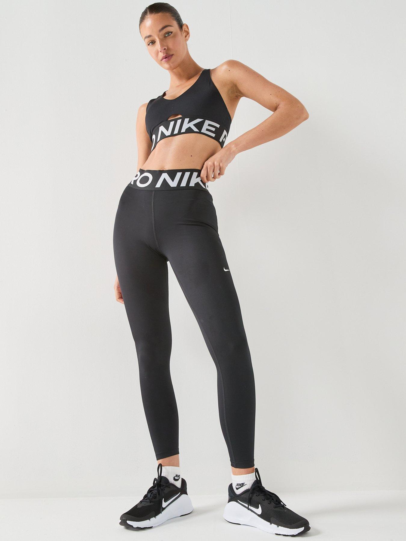 Image 3 of 6 of Nike Womens Pro Sculpt Dri-FIT Training High Rise Tights - Black/White