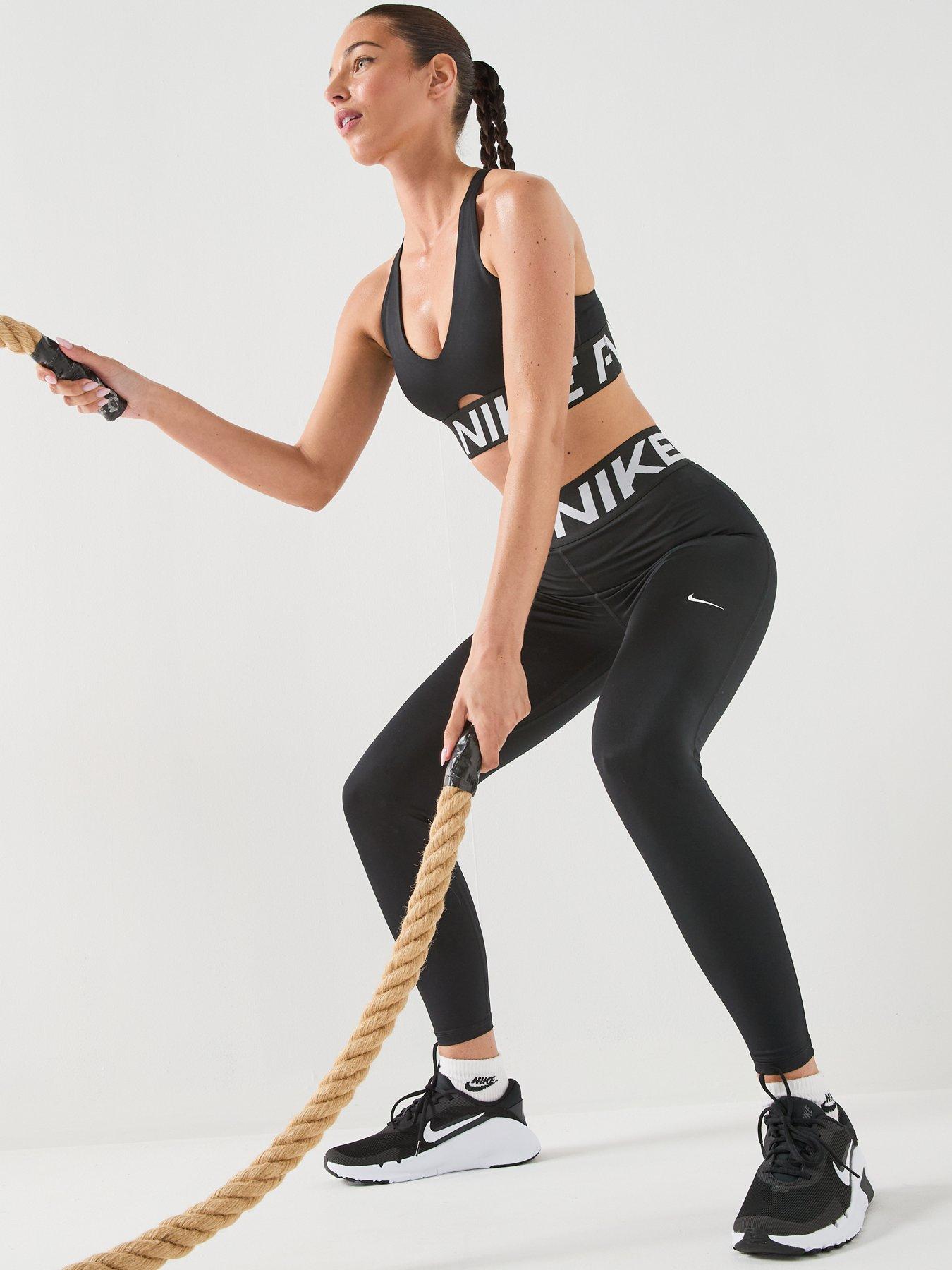 Image 5 of 6 of Nike Womens Pro Sculpt Dri-FIT Training High Rise Tights - Black/White