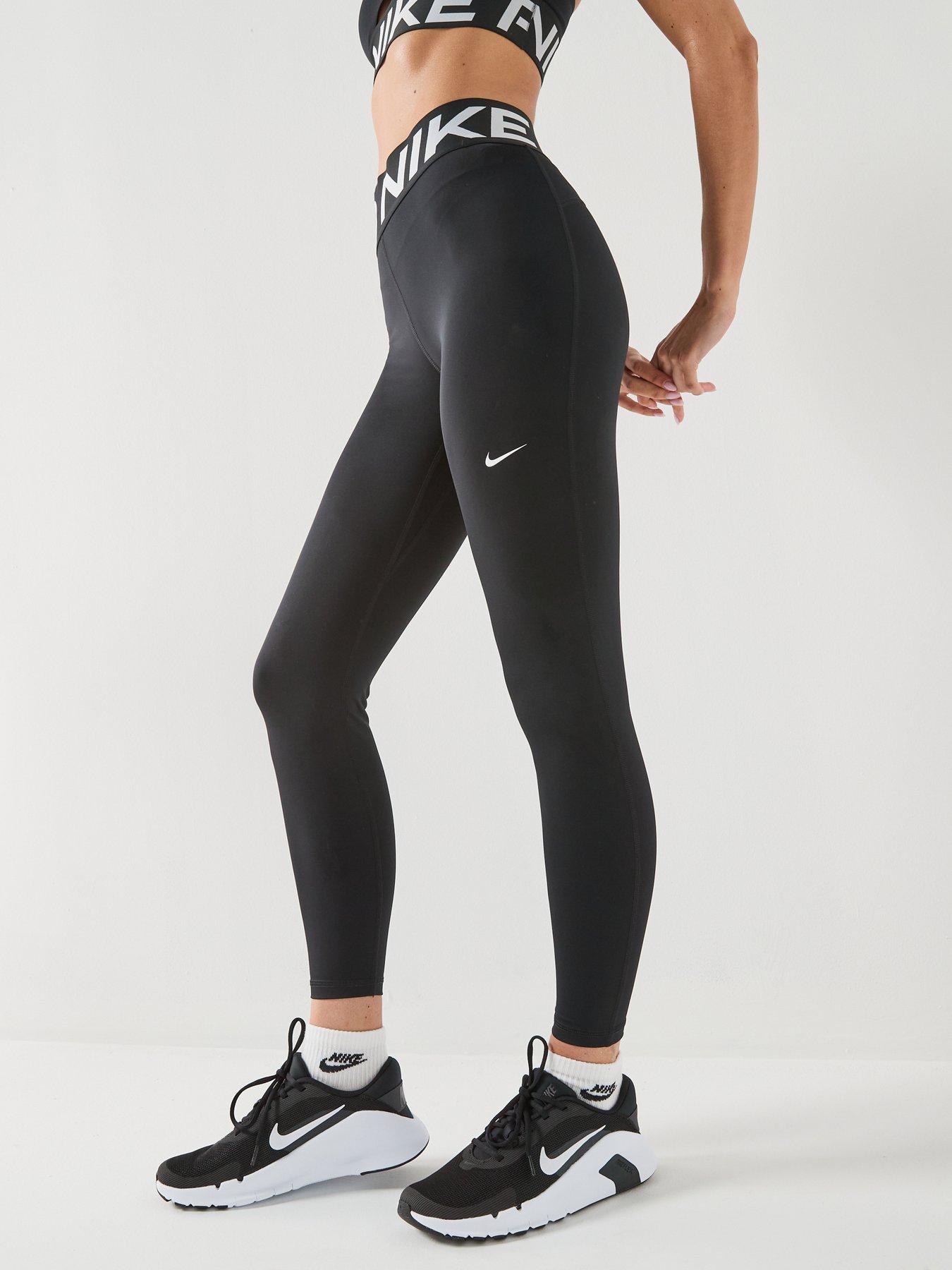 Image 6 of 6 of Nike Womens Pro Sculpt Dri-FIT Training High Rise Tights - Black/White