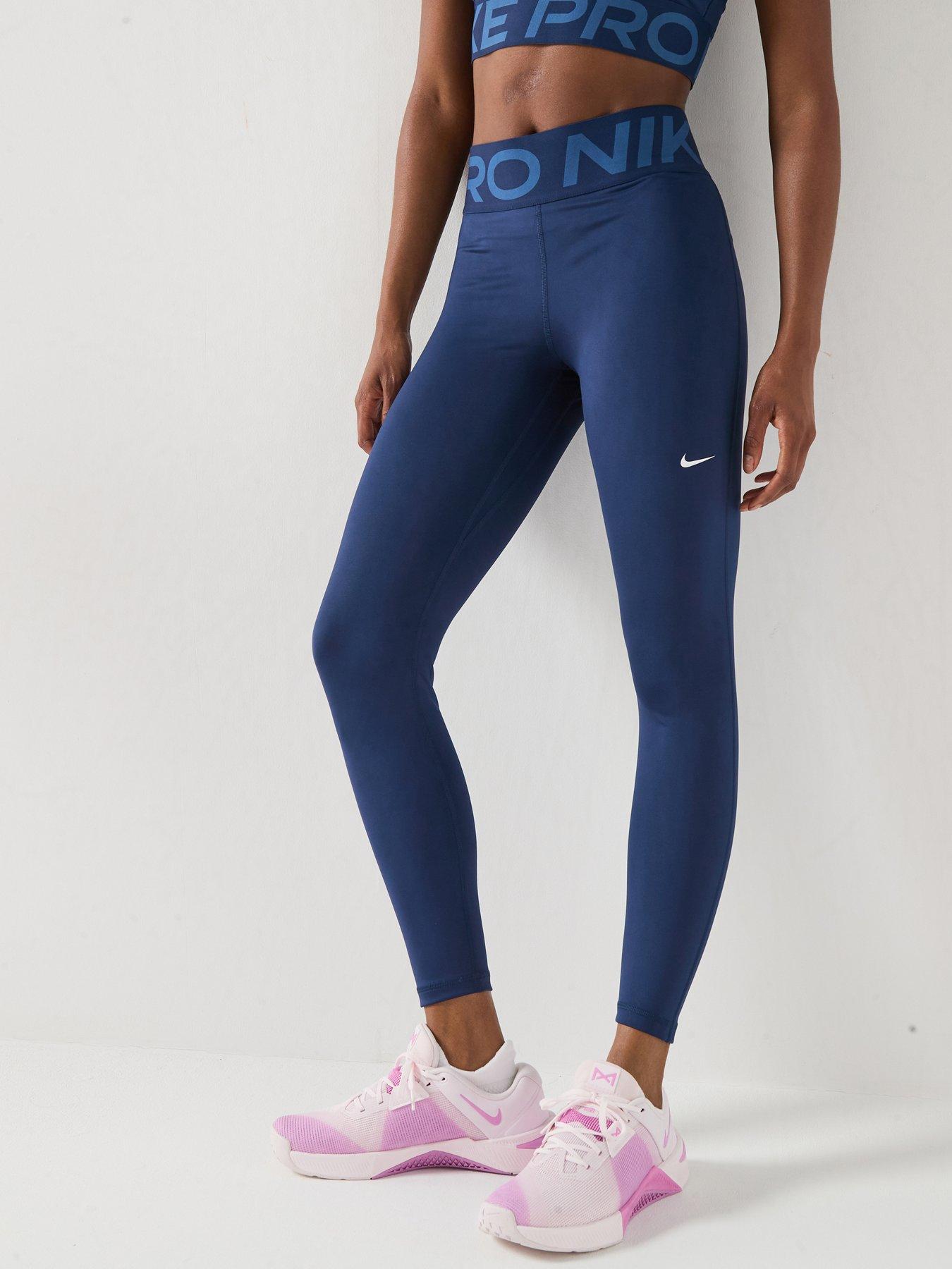 Nike Womens Pro Sculpt Dri-Fit Training High Rise Tights - Navy